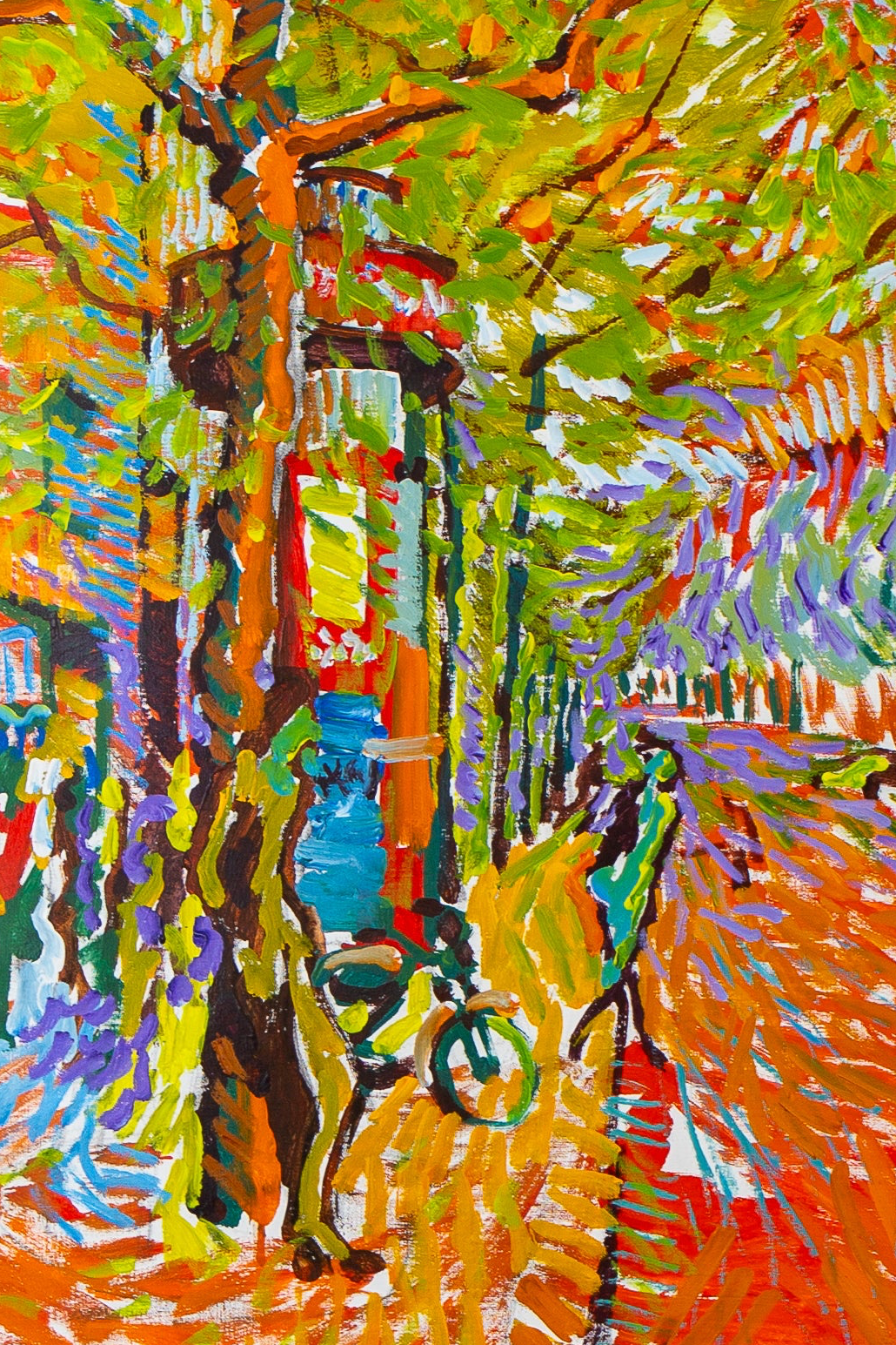 Parisian Street Scene - LEONARD BENNETTS, New Zealand | 1933-2004