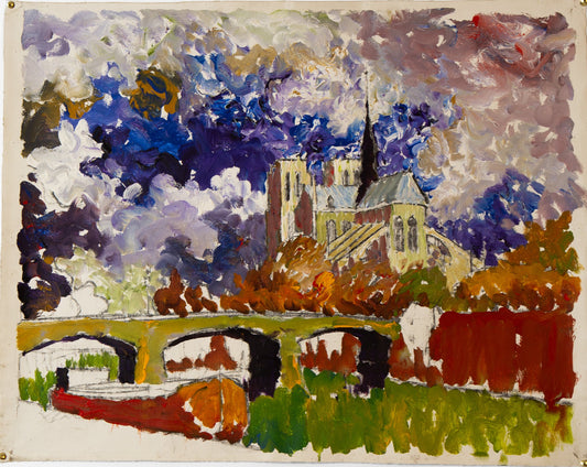 French Cathedral - LEONARD BENNETTS, New Zealand | 1933-2004