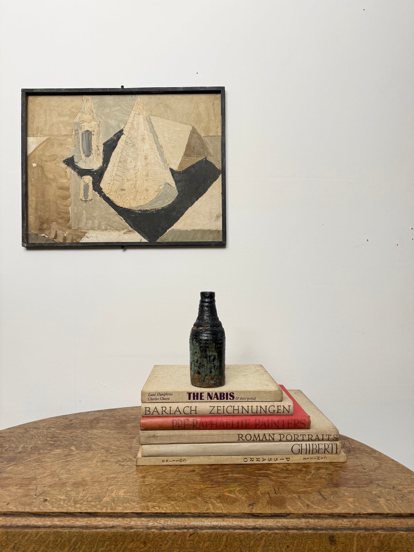 Oxshott Studio Pottery Bottle Vase - DENISE WREN, British/Australian | 1891-1979