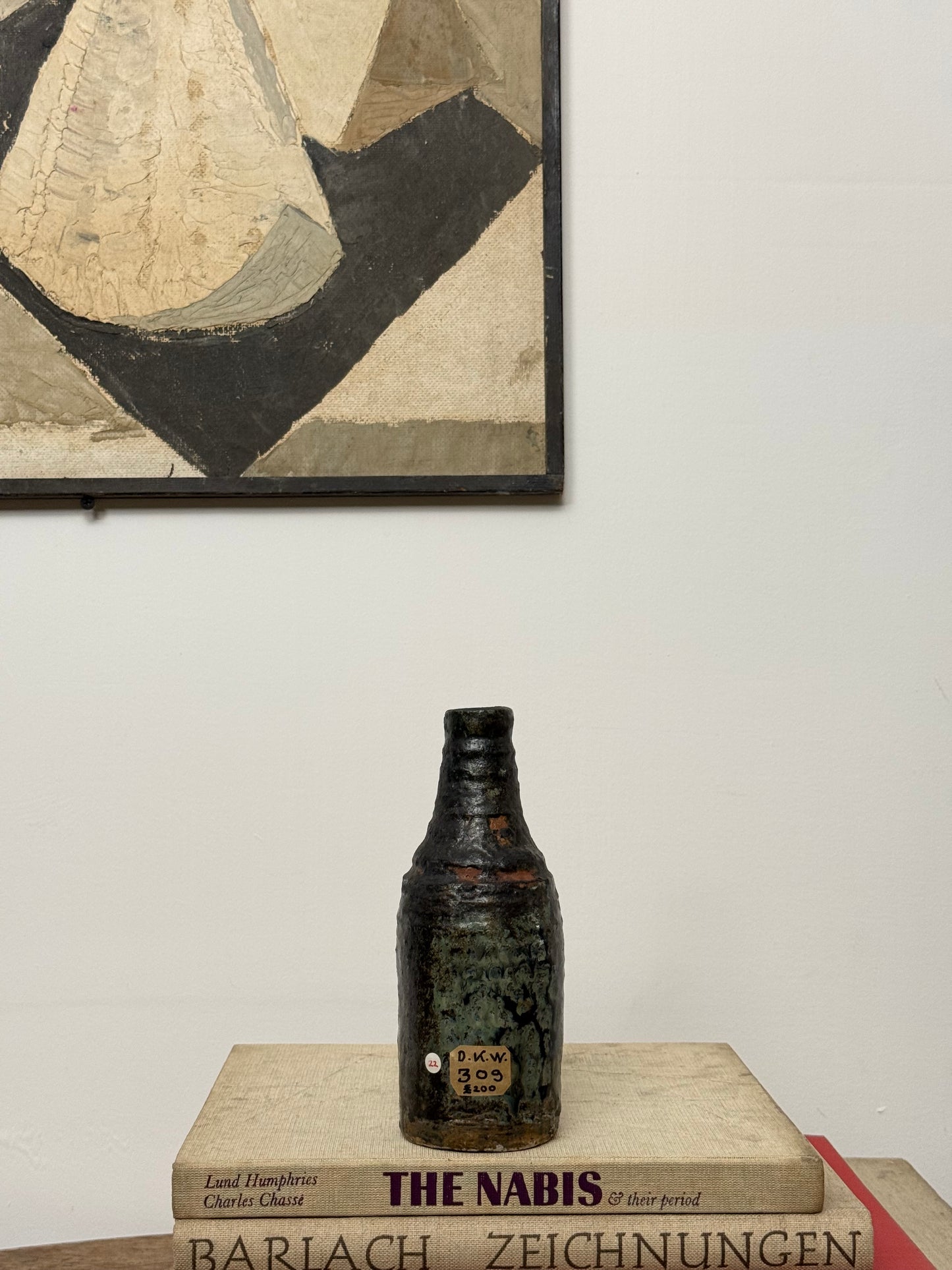 Oxshott Studio Pottery Bottle Vase - DENISE WREN, British/Australian | 1891-1979