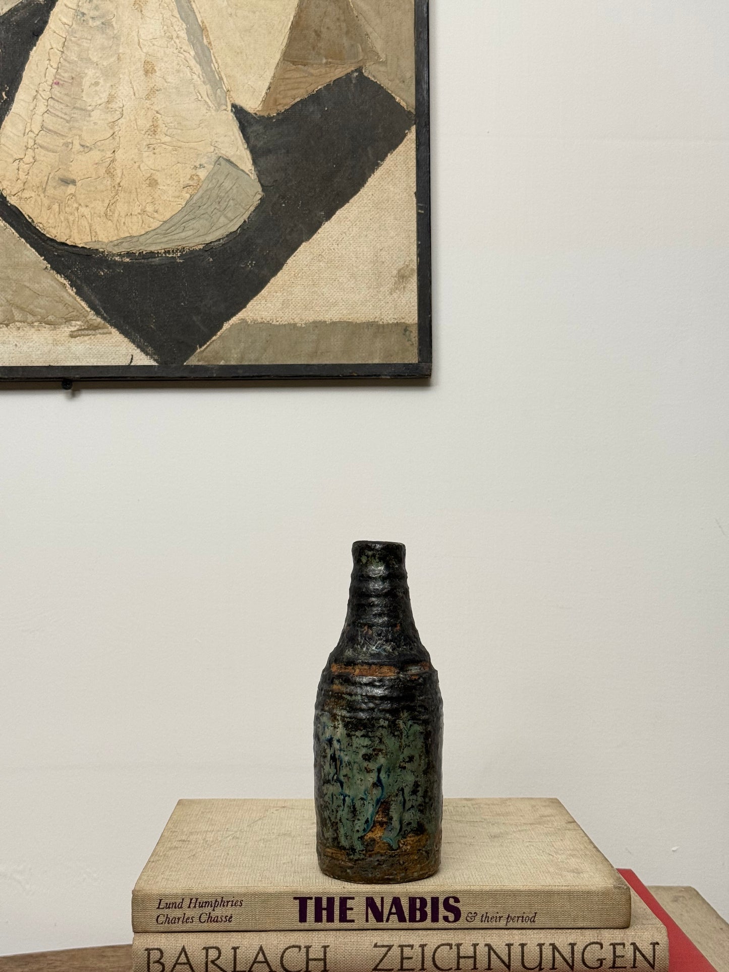Oxshott Studio Pottery Bottle Vase - DENISE WREN, British/Australian | 1891-1979