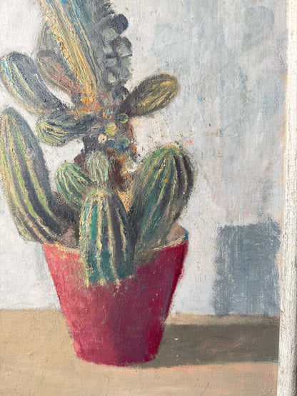 Cactus in Red Pot - Belgium 1960’s