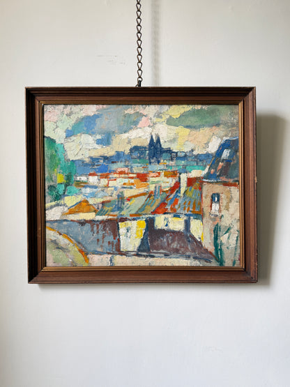Expressionist Townscape | Belgian School c.1955–1970