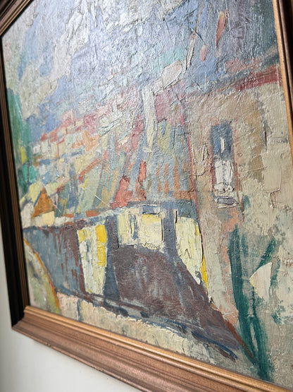 Expressionist Townscape | Belgian School c.1955–1970