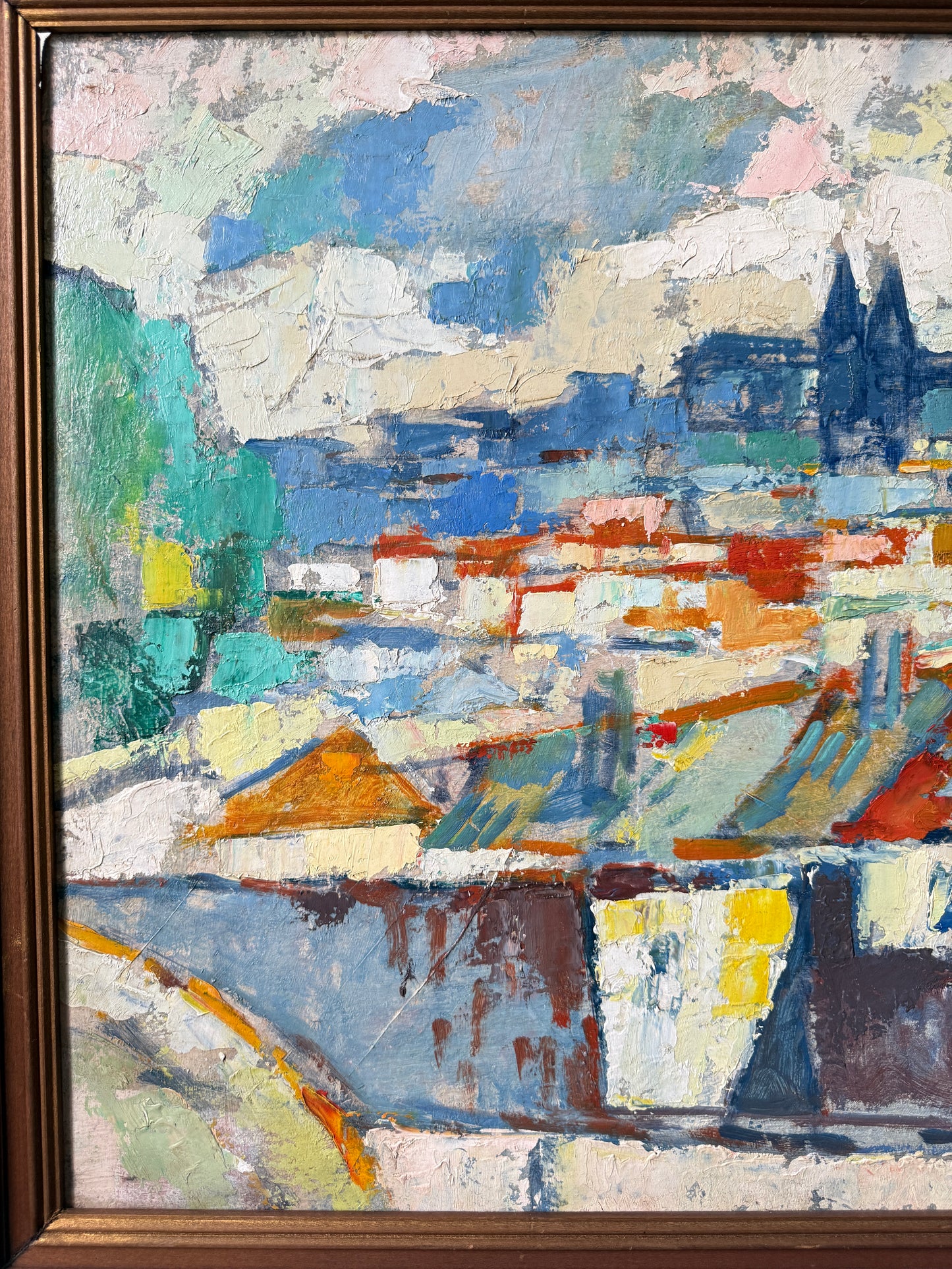 Expressionist Townscape | Belgian School c.1955–1970