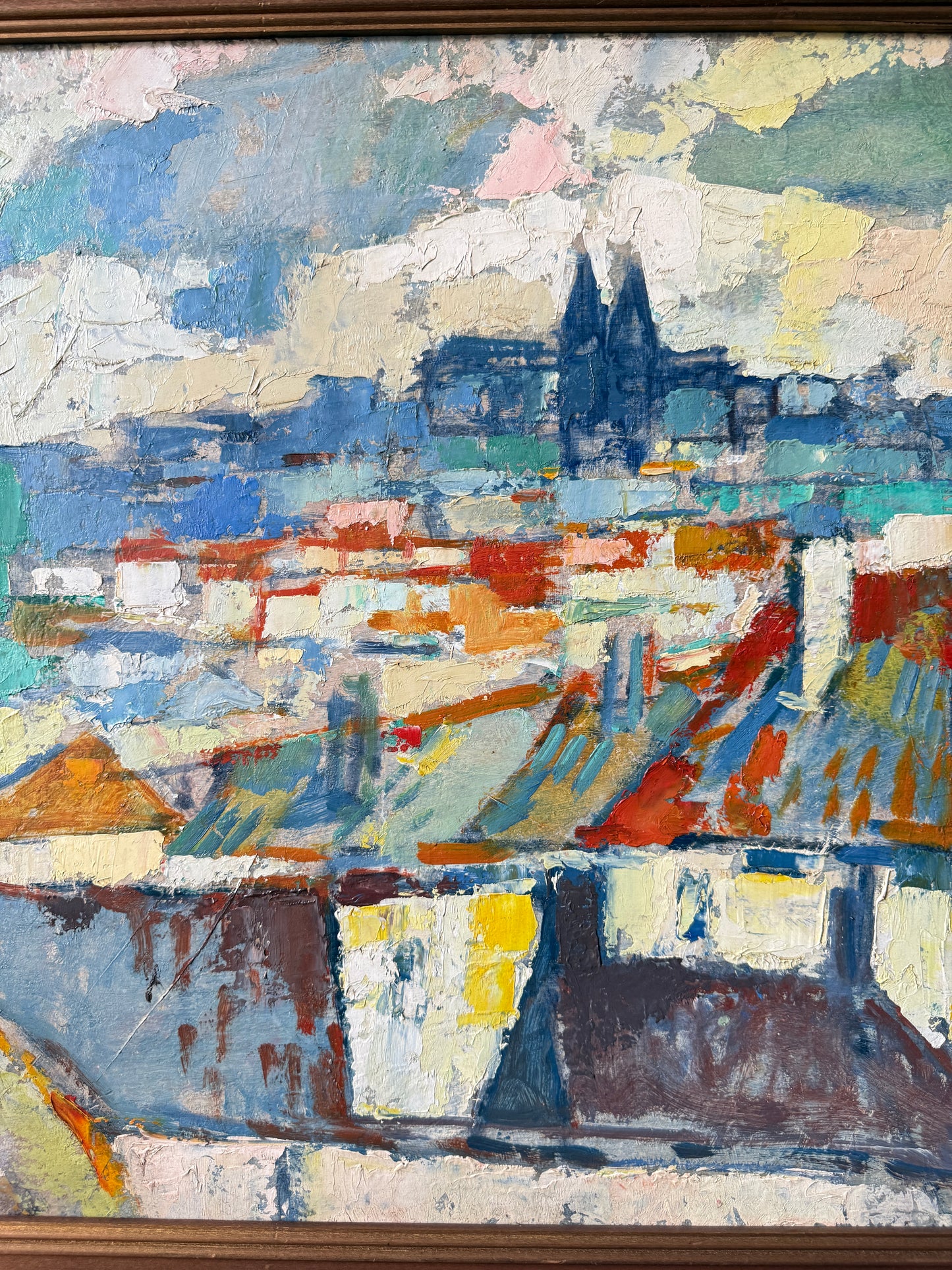 Expressionist Townscape | Belgian School c.1955–1970