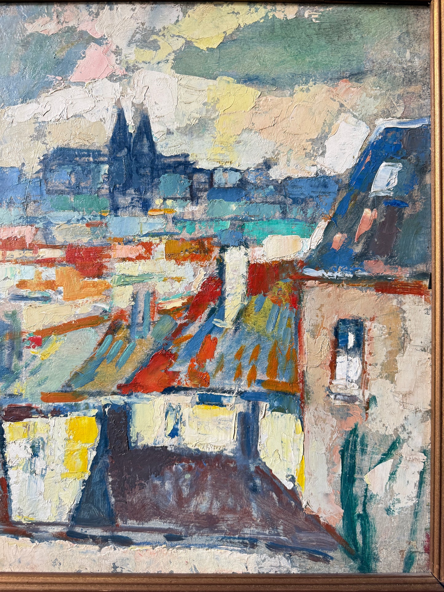Expressionist Townscape | Belgian School c.1955–1970