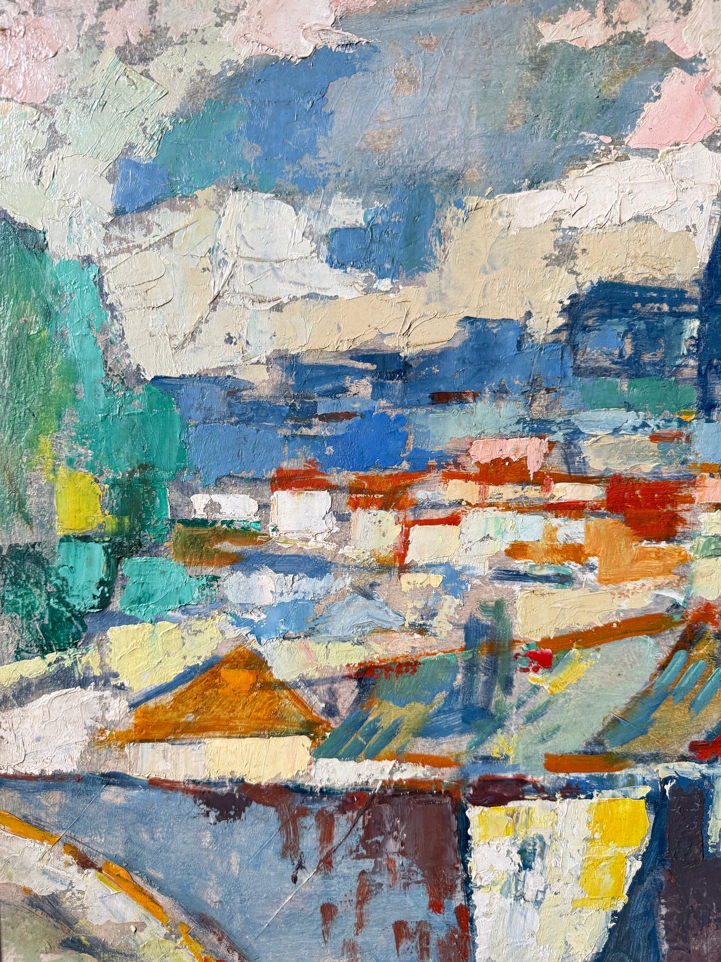 Expressionist Townscape | Belgian School c.1955–1970
