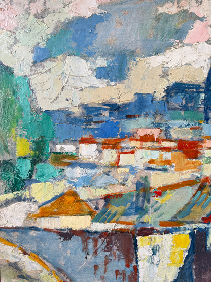 Expressionist Townscape | Belgian School c.1955–1970