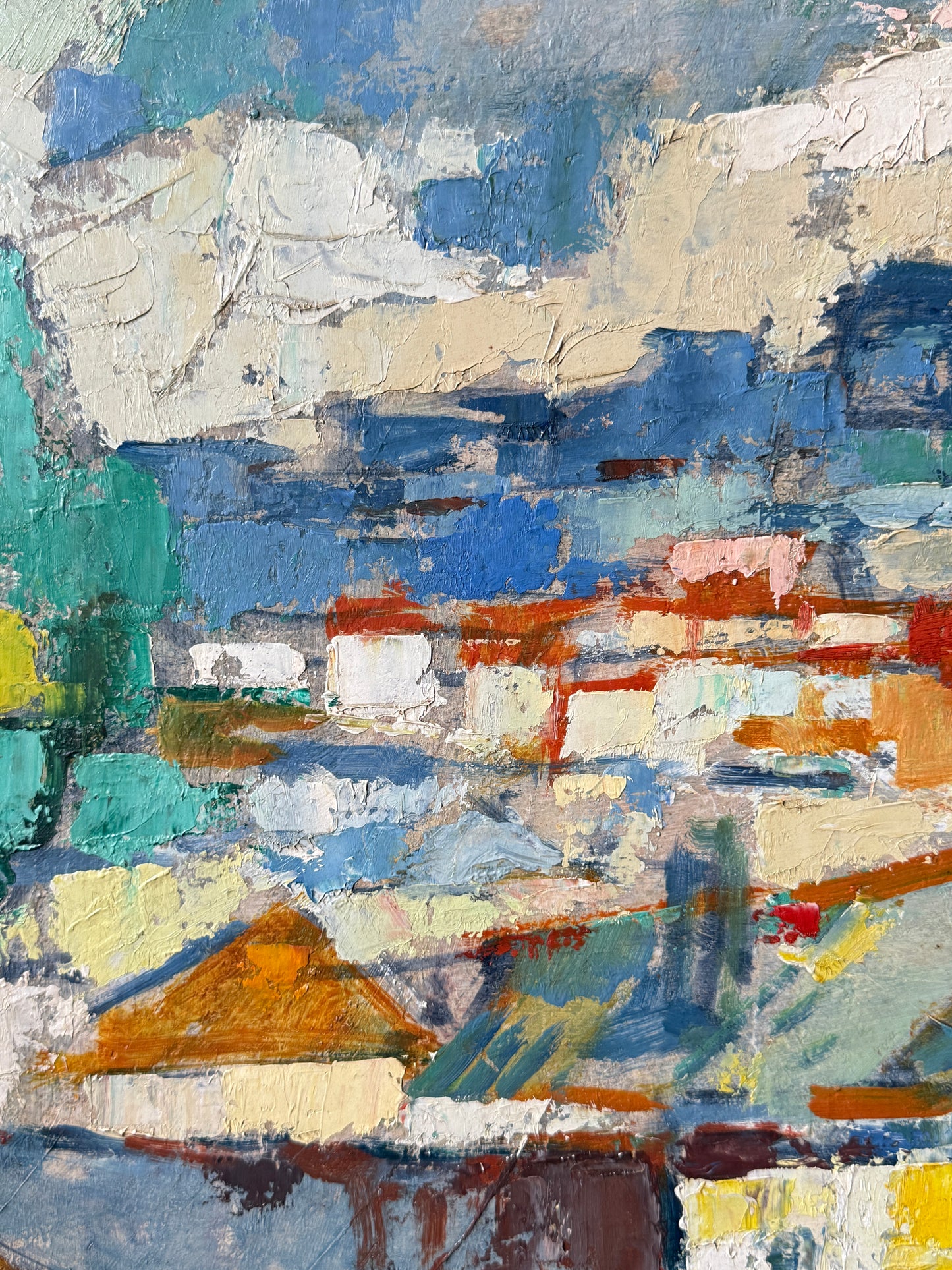 Expressionist Townscape | Belgian School c.1955–1970