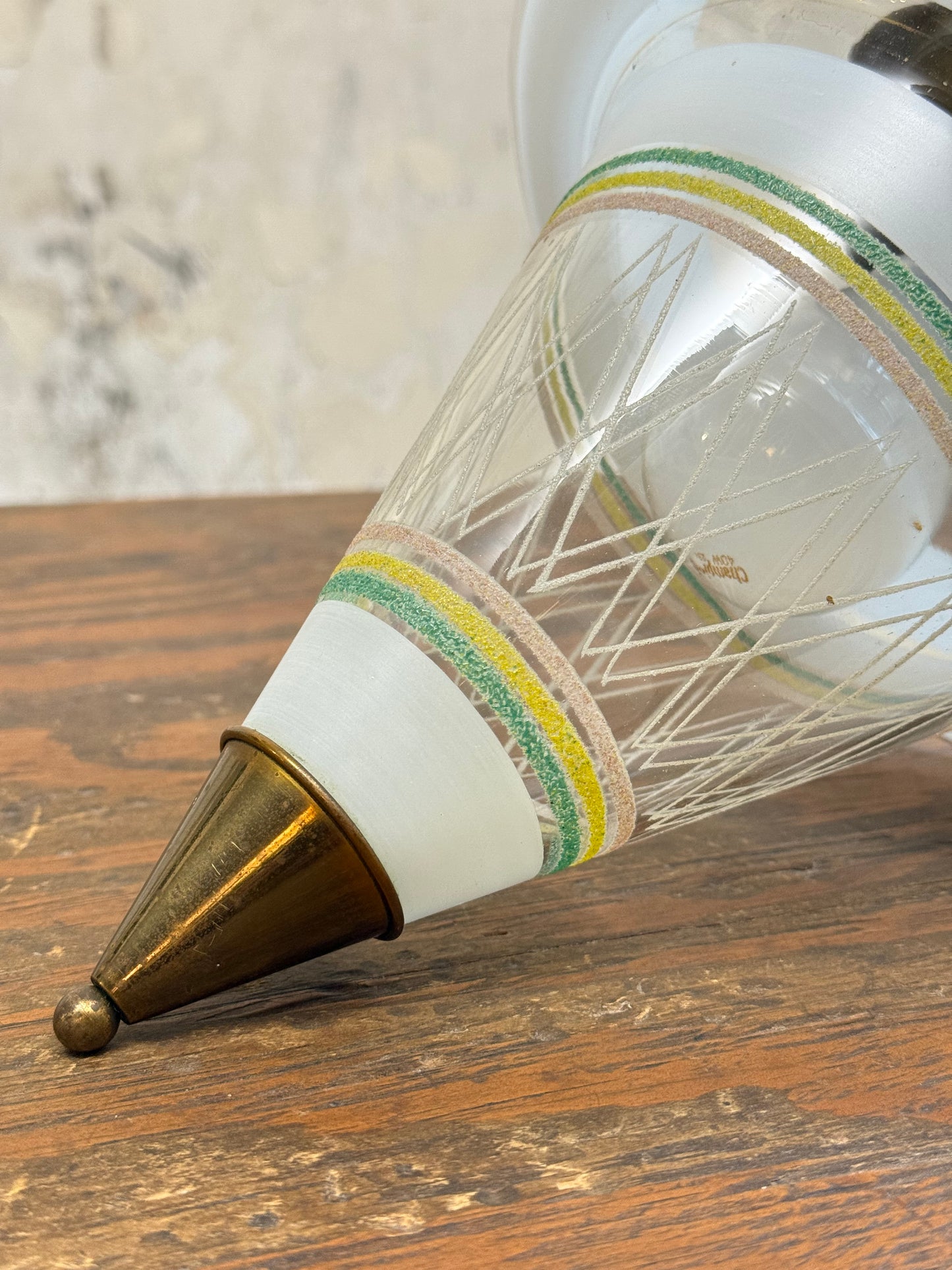 1950's Suspended Light Fitting