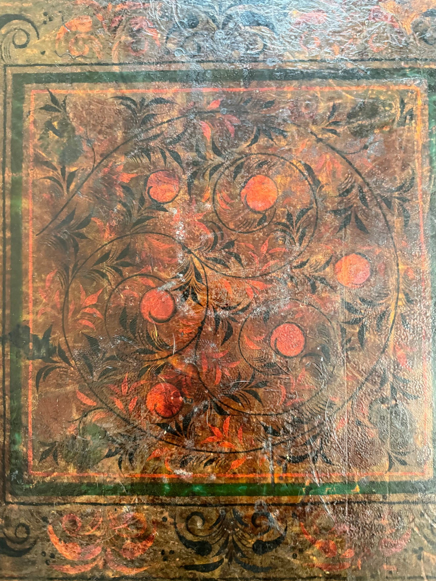 Imperial Russian Khoklhoma Square Topped Table