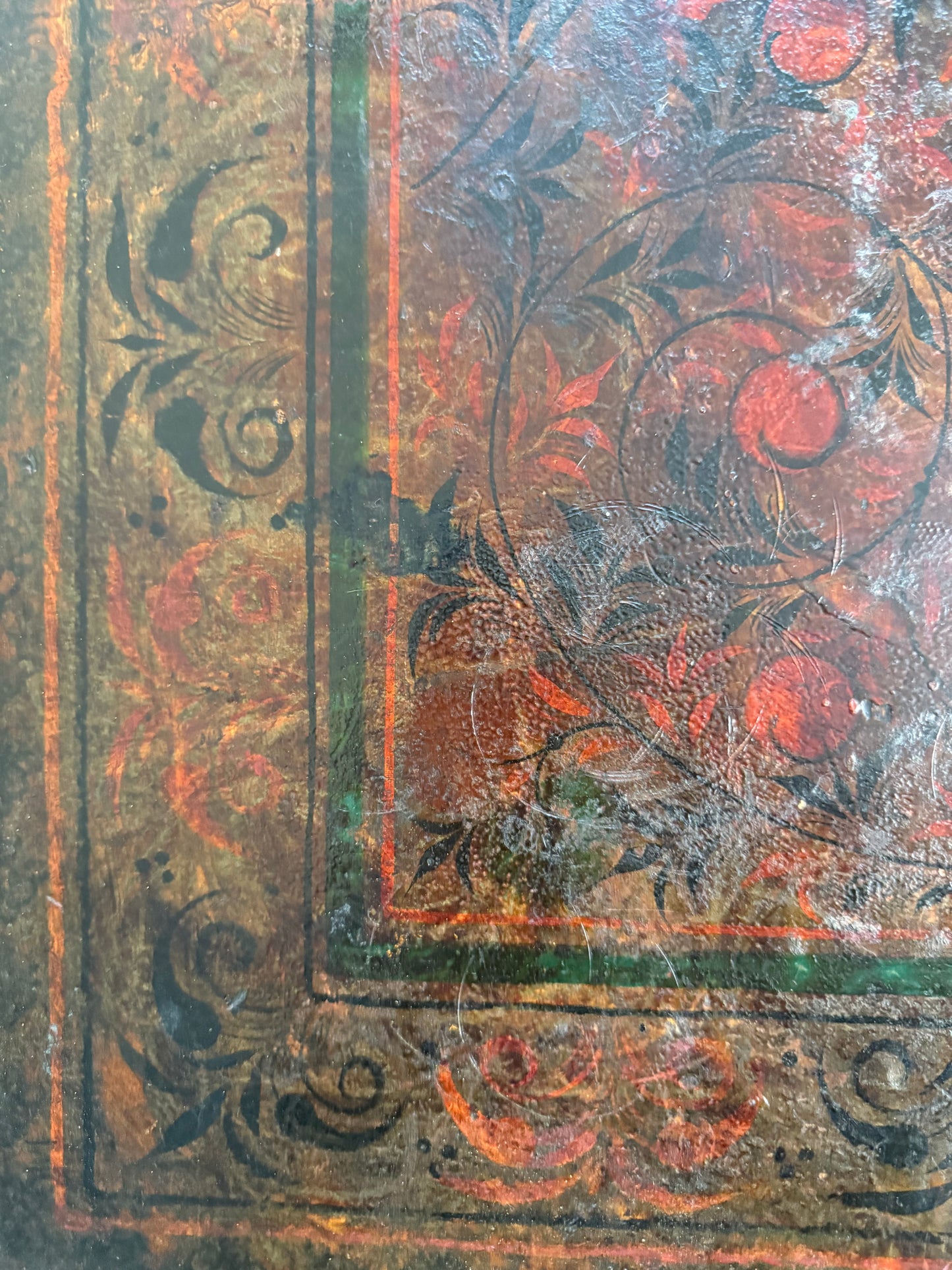 Imperial Russian Khoklhoma Square Topped Table