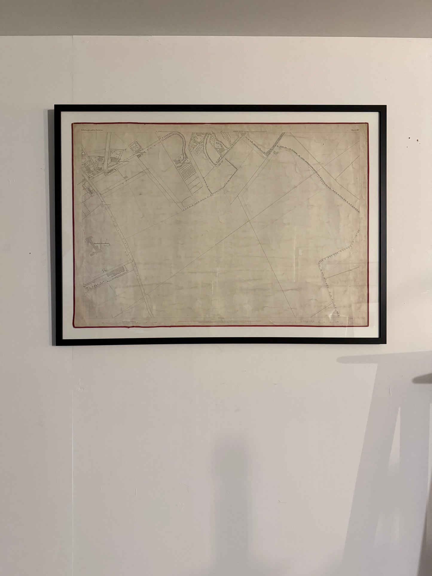 Two Edinburgh Maps c1877/78 ~ Easter Road, Lochend Road, Restalrig Park, Prospect Bank