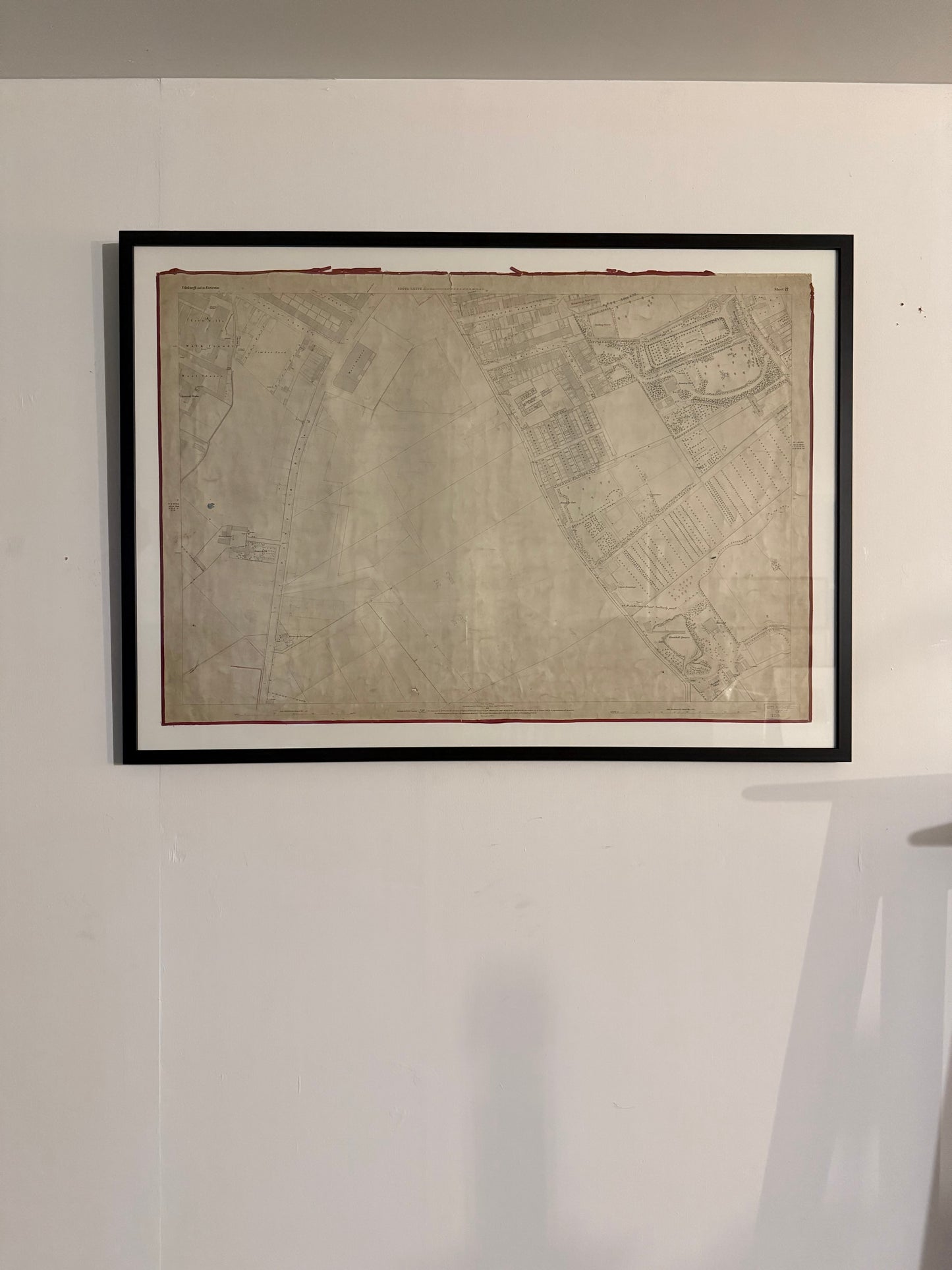 Two Edinburgh Maps c1877/78 ~ Easter Road, Lochend Road, Restalrig Park, Prospect Bank