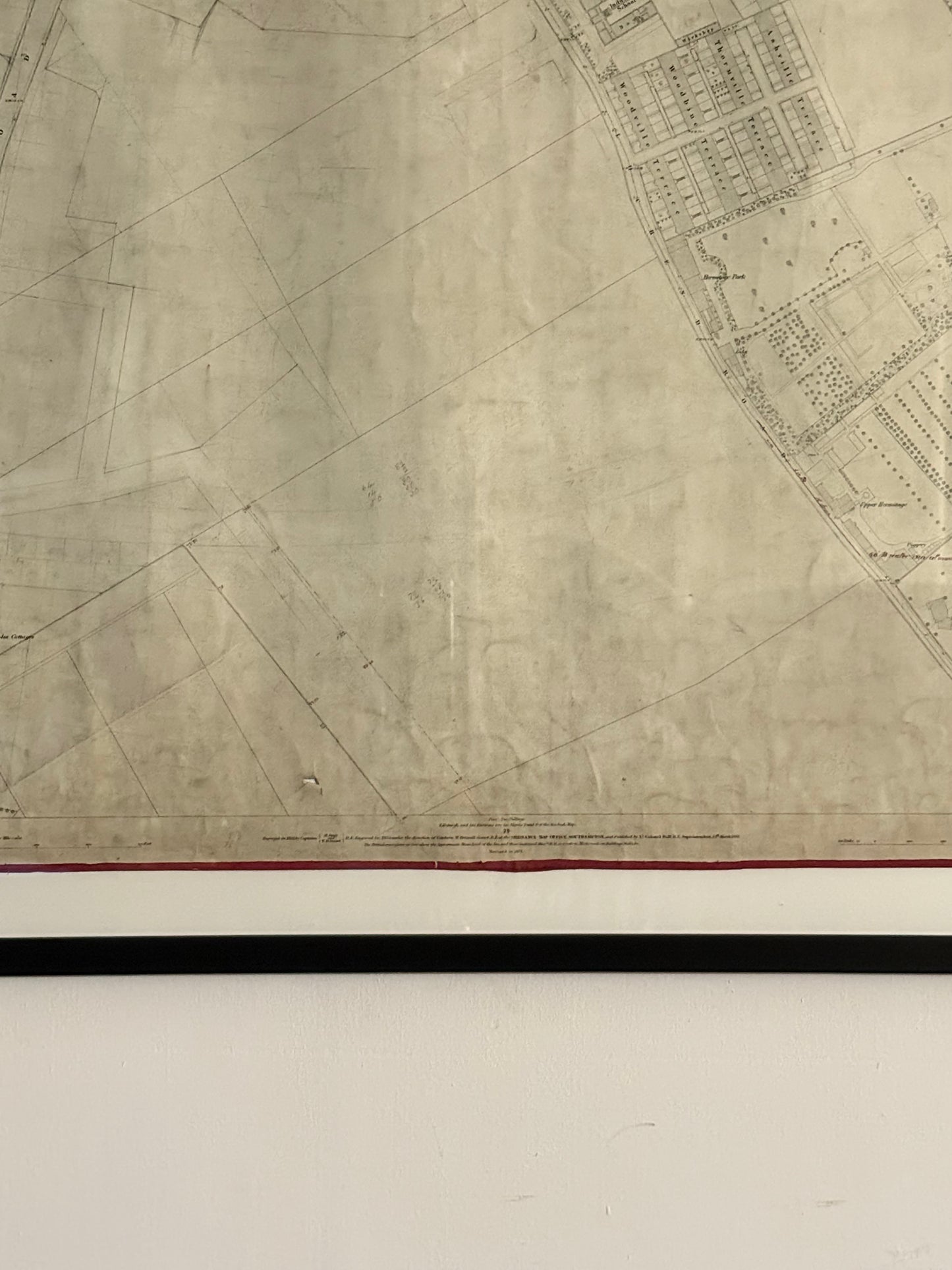 Two Edinburgh Maps c1877/78 ~ Easter Road, Lochend Road, Restalrig Park, Prospect Bank