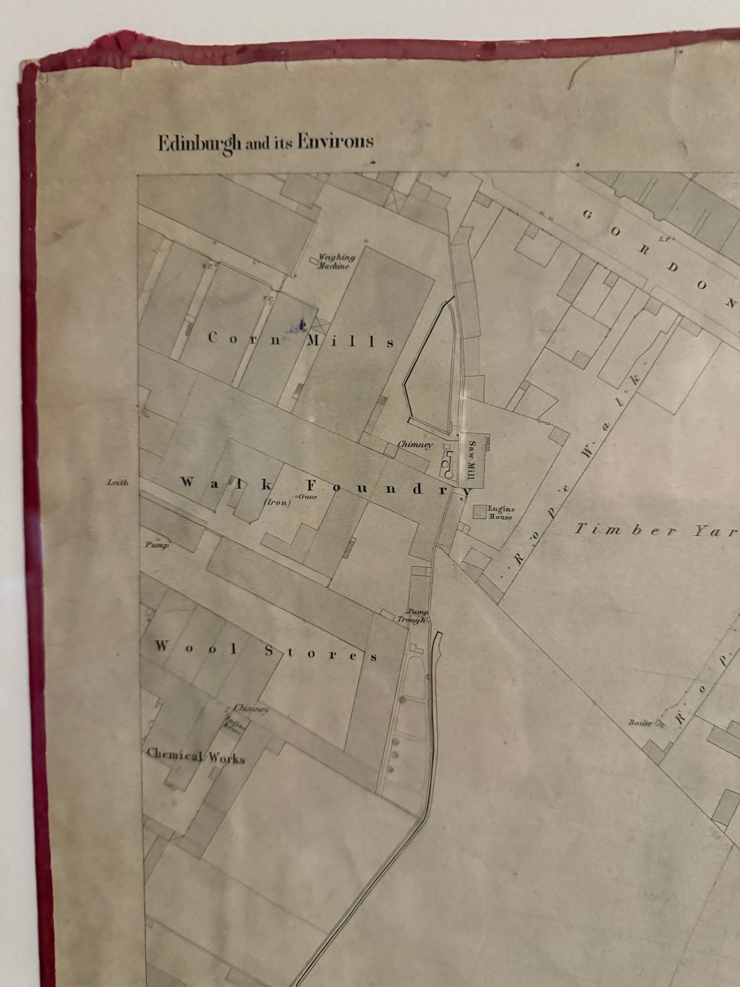 Two Edinburgh Maps c1877/78 ~ Easter Road, Lochend Road, Restalrig Park, Prospect Bank