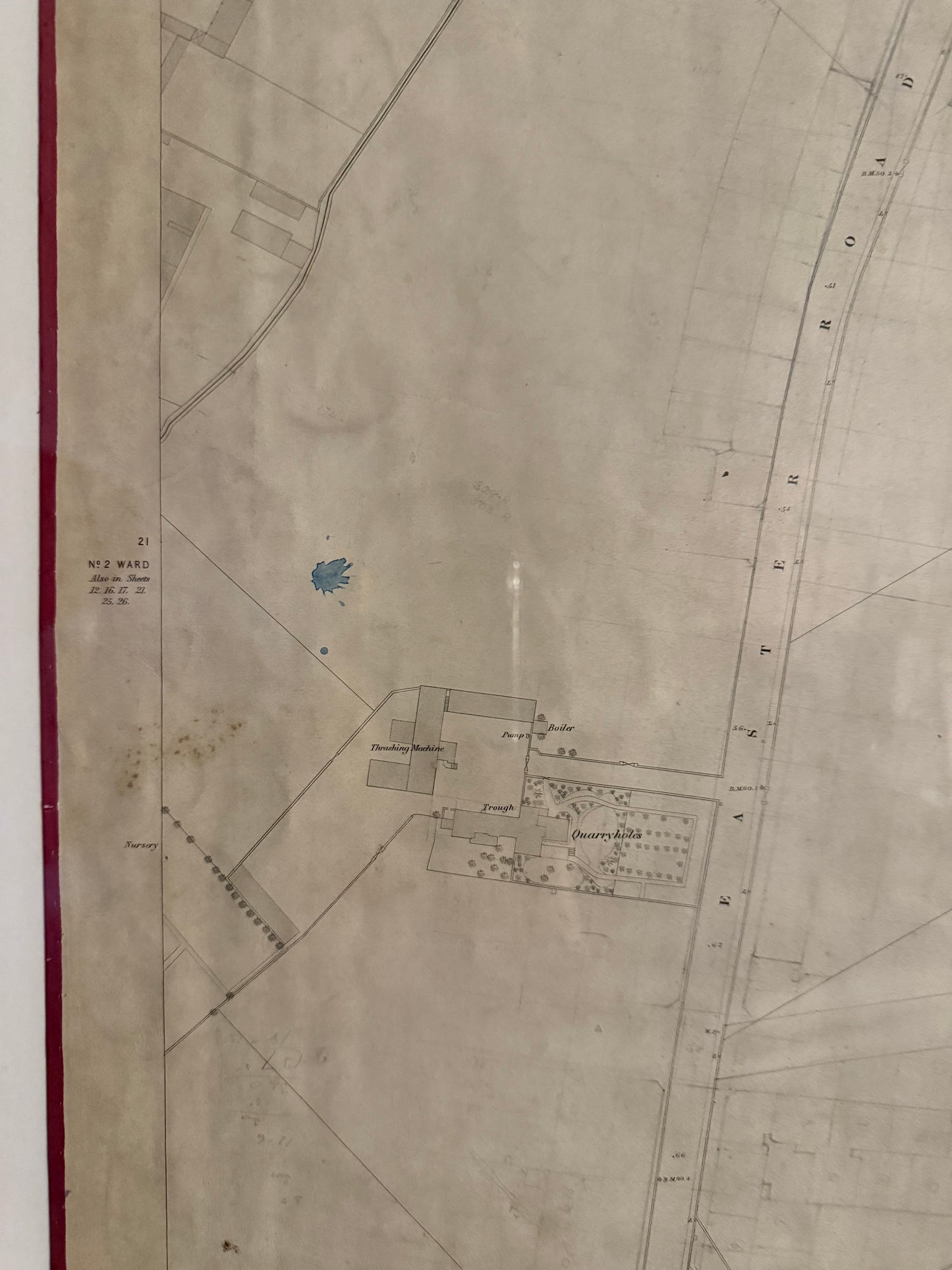 Two Edinburgh Maps c1877/78 ~ Easter Road, Lochend Road, Restalrig Park, Prospect Bank