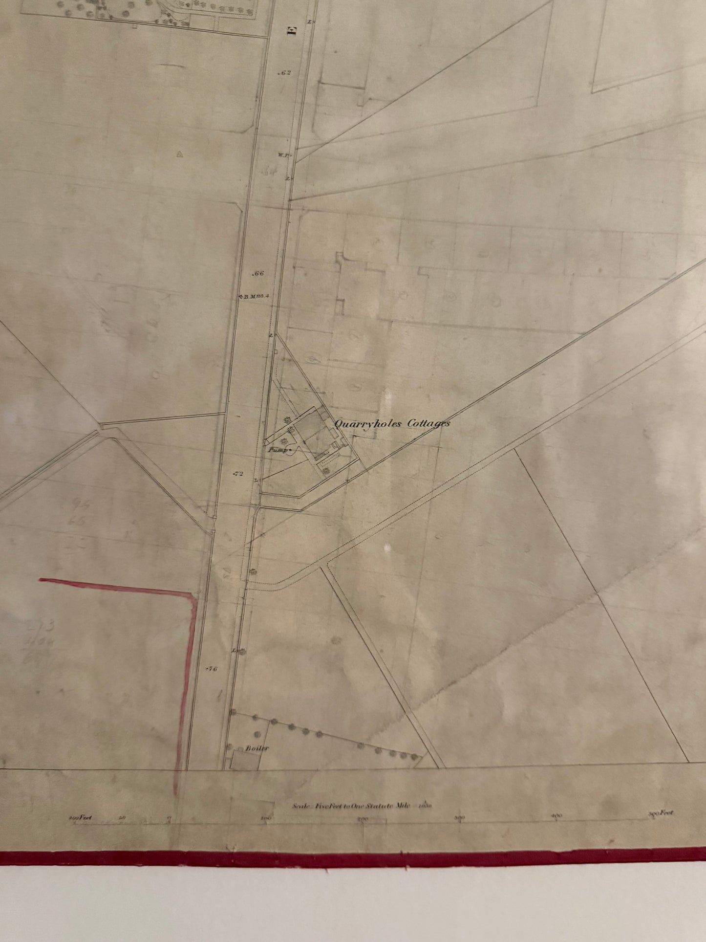 Two Edinburgh Maps c1877/78 ~ Easter Road, Lochend Road, Restalrig Park, Prospect Bank