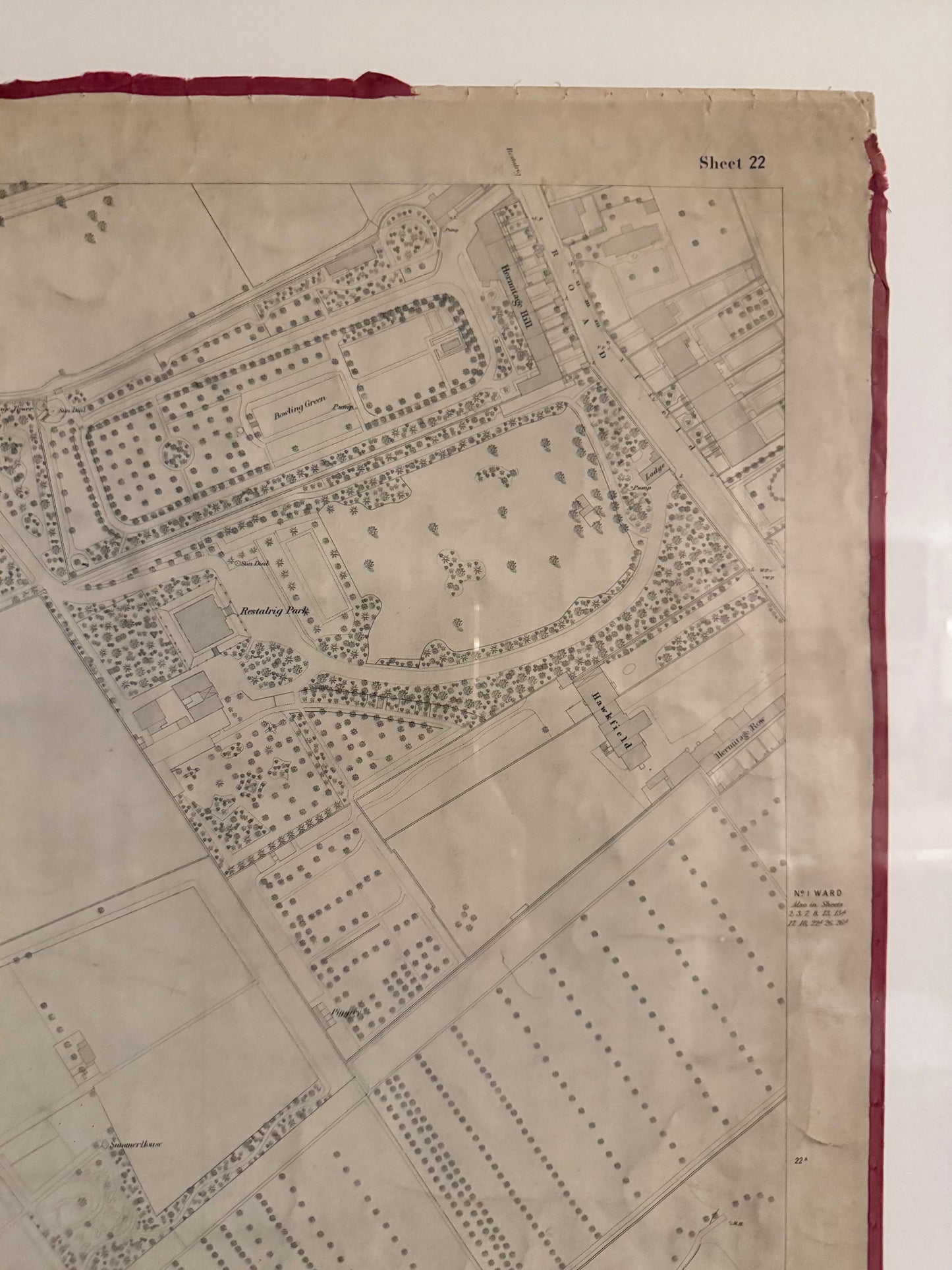 Two Edinburgh Maps c1877/78 ~ Easter Road, Lochend Road, Restalrig Park, Prospect Bank