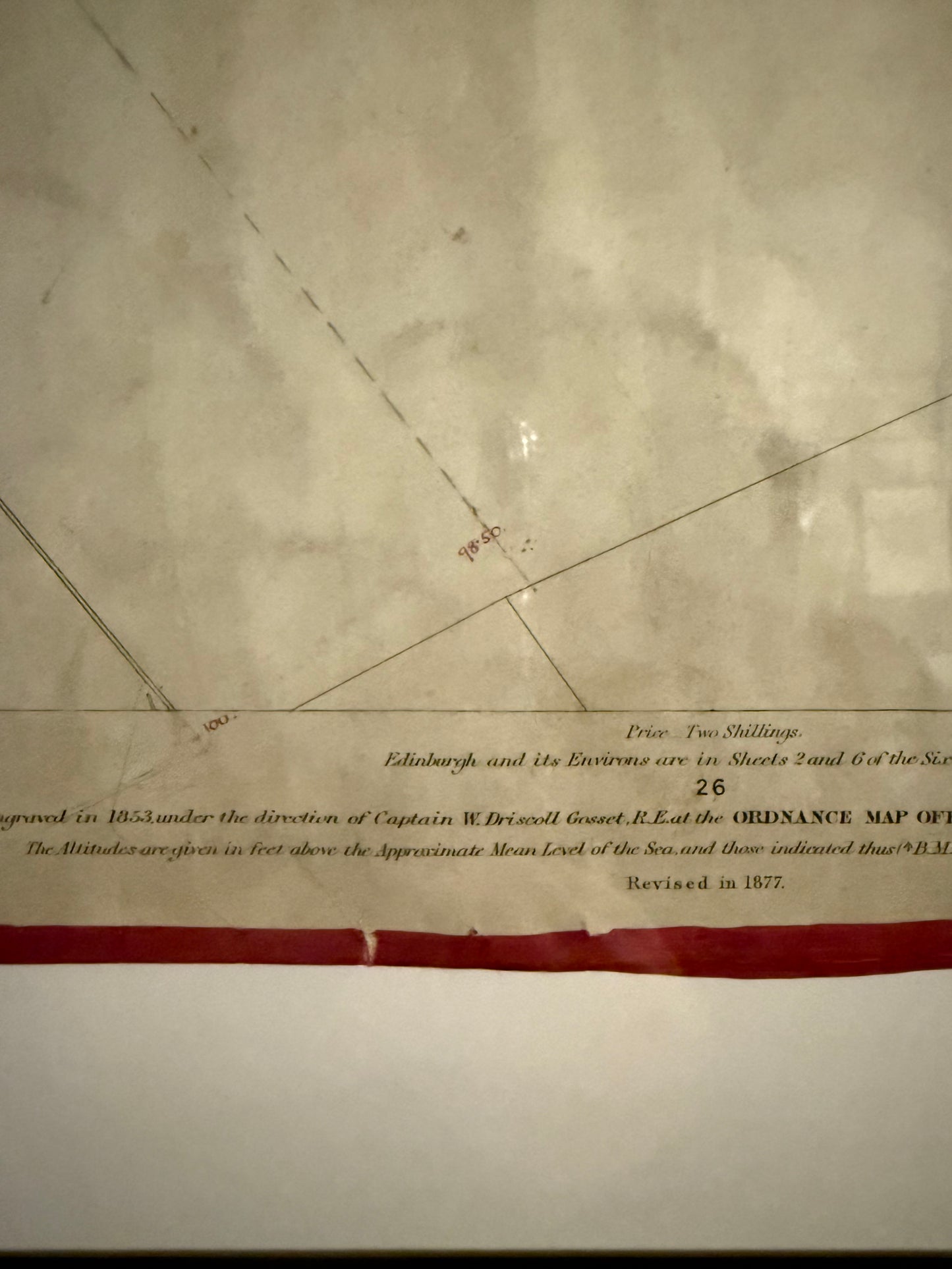 Two Edinburgh Maps c1877/78 ~ Easter Road, Lochend Road, Restalrig Park, Prospect Bank