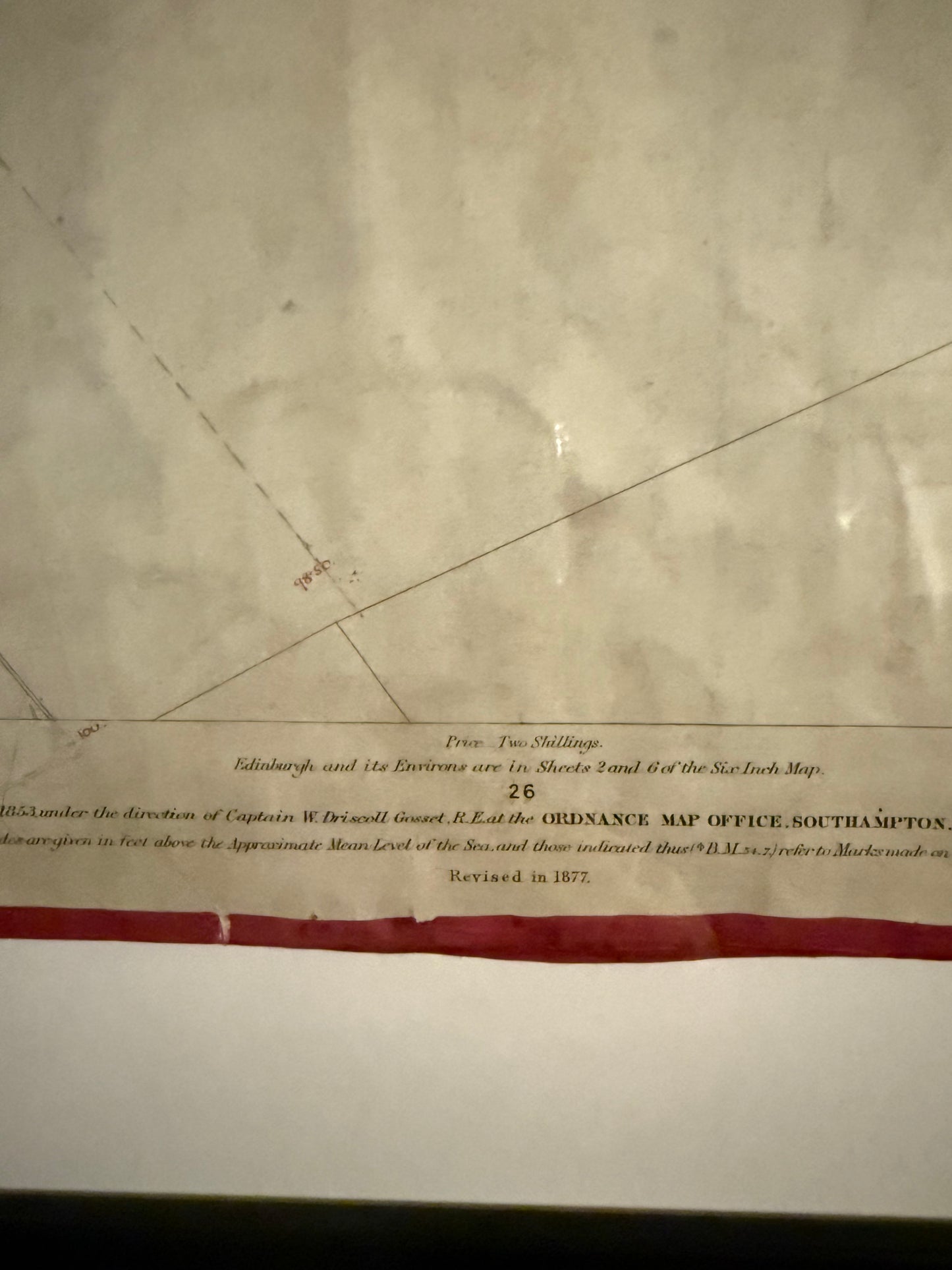 Two Edinburgh Maps c1877/78 ~ Easter Road, Lochend Road, Restalrig Park, Prospect Bank