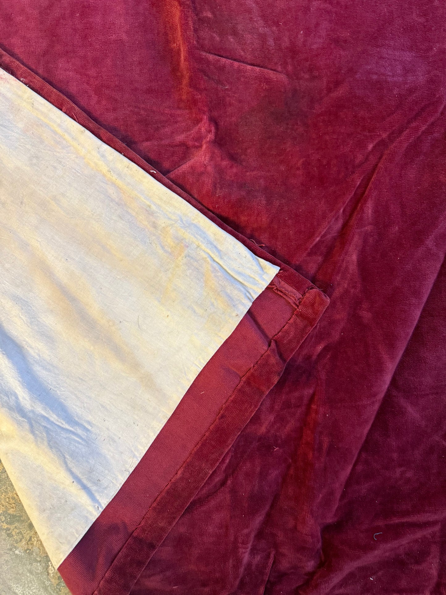 Penicuik House, Scotland ~ Pair & Single Velvet Curtains