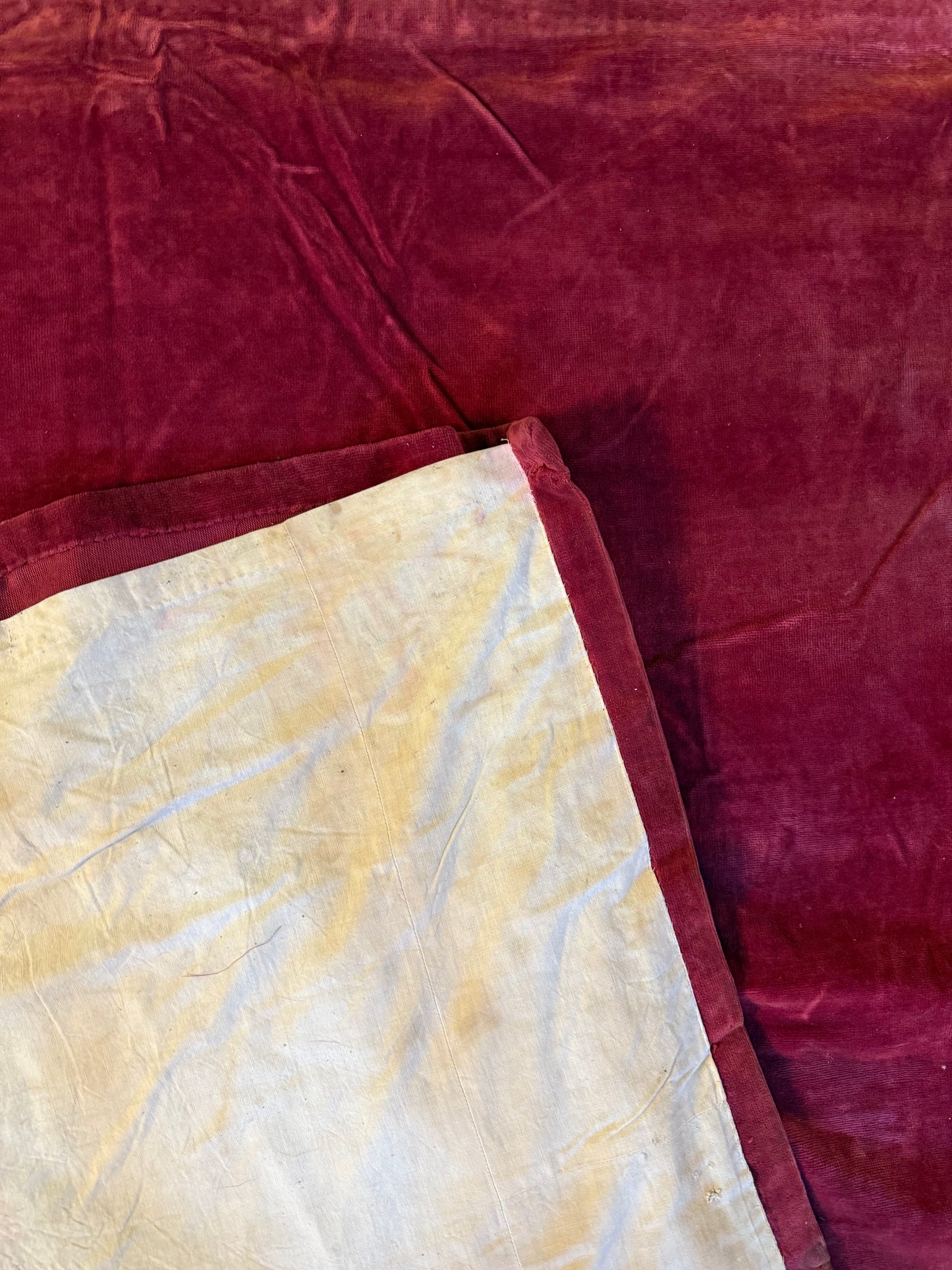 Penicuik House, Scotland ~ Pair & Single Velvet Curtains