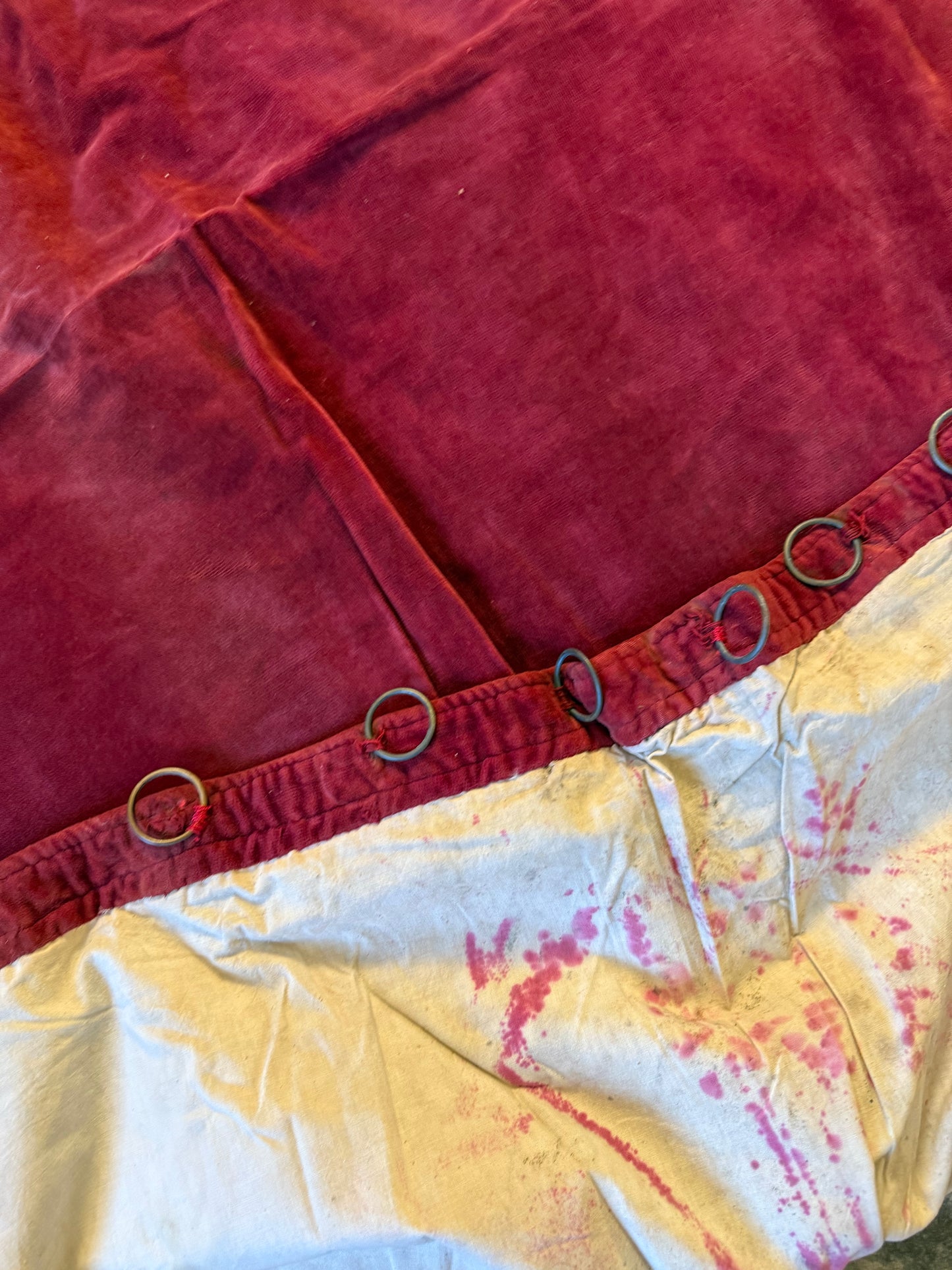 Penicuik House, Scotland ~ Pair & Single Velvet Curtains