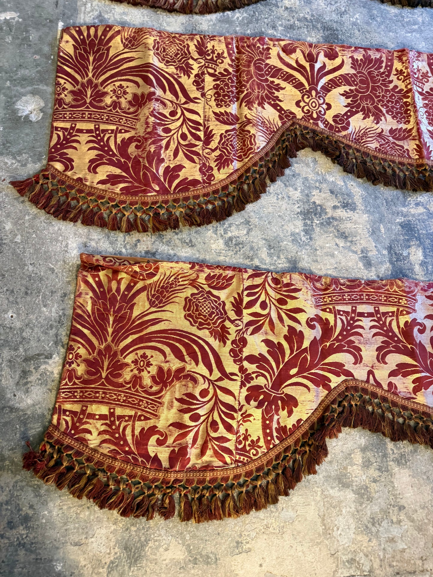 Penicuik House, Scotland ~ Set of Three Valances