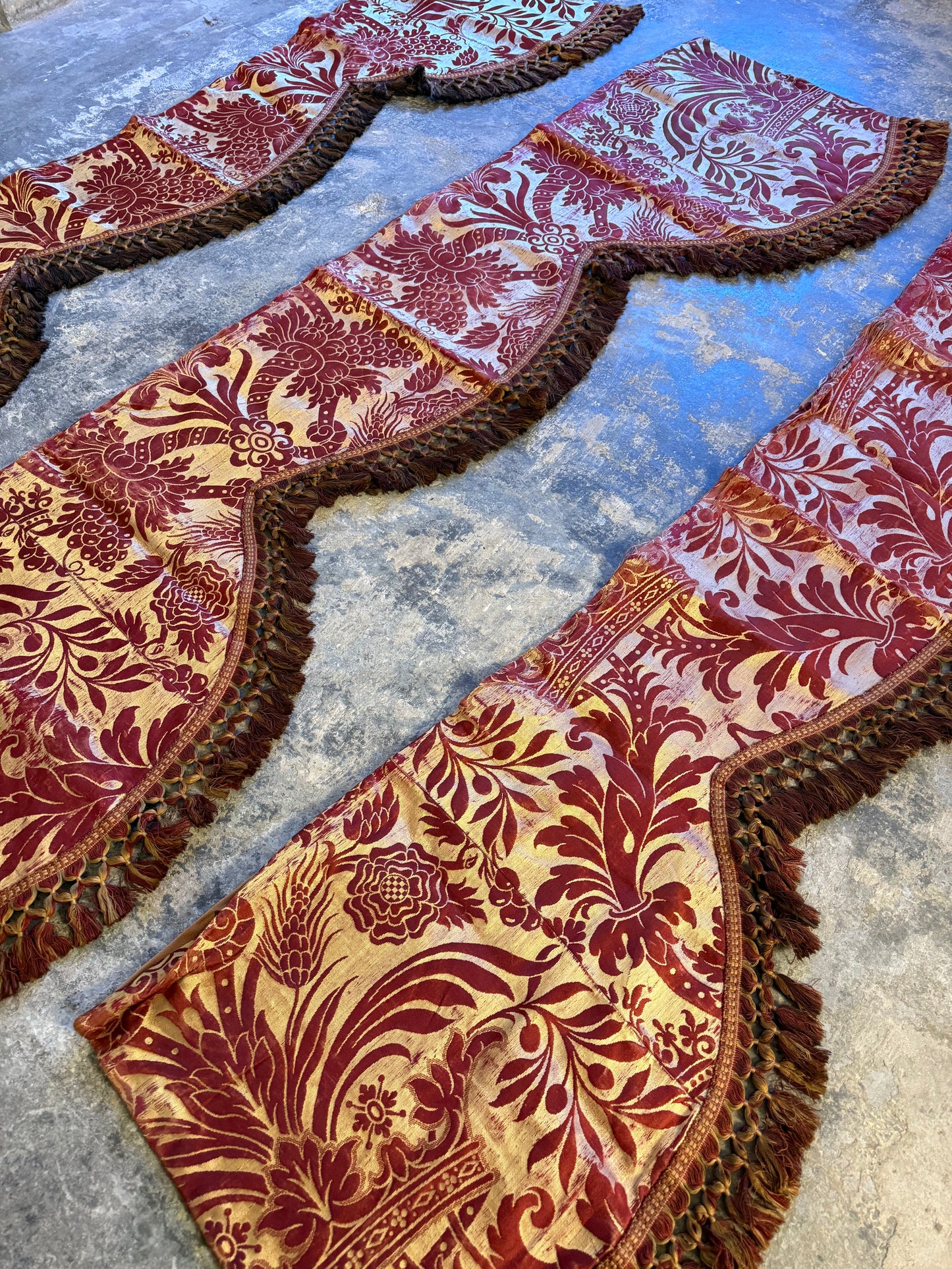 Penicuik House, Scotland ~ Set of Three Valances