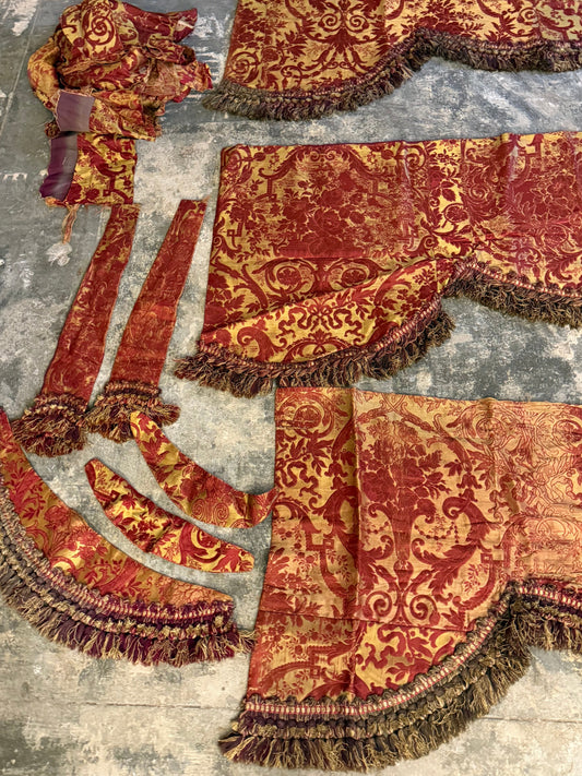 Penicuik House, Scotland ~ Three Valances & Tie Backs etc