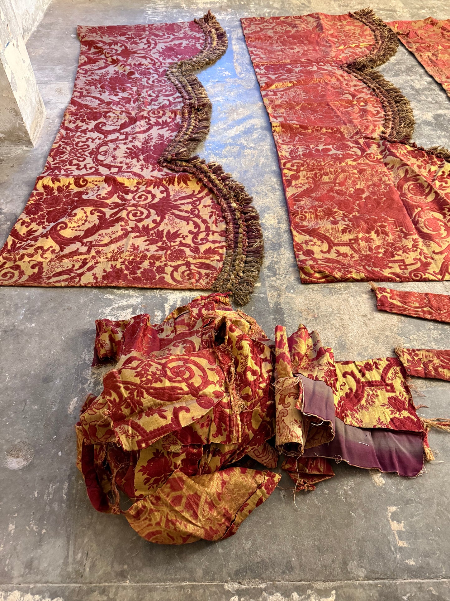 Penicuik House, Scotland ~ Three Valances & Tie Backs etc