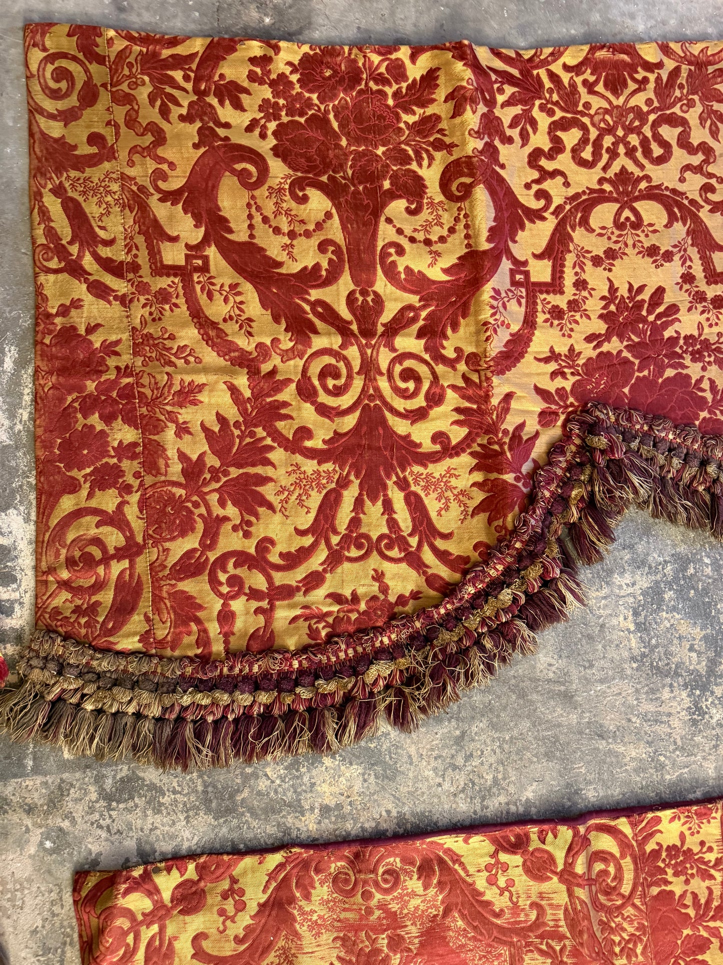 Penicuik House, Scotland ~ Three Valances & Tie Backs etc