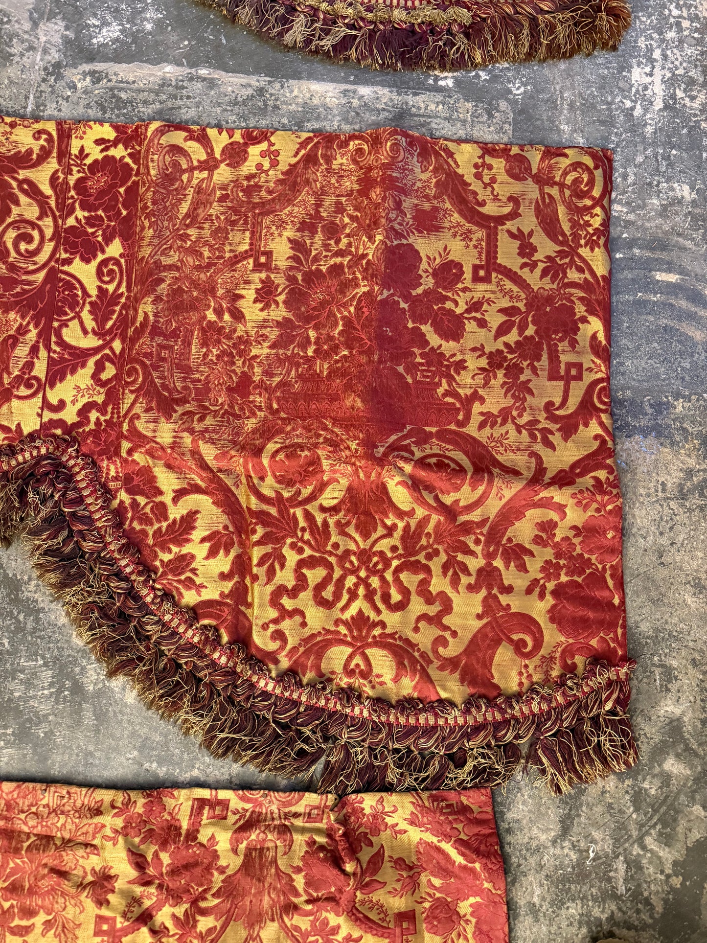 Penicuik House, Scotland ~ Three Valances & Tie Backs etc