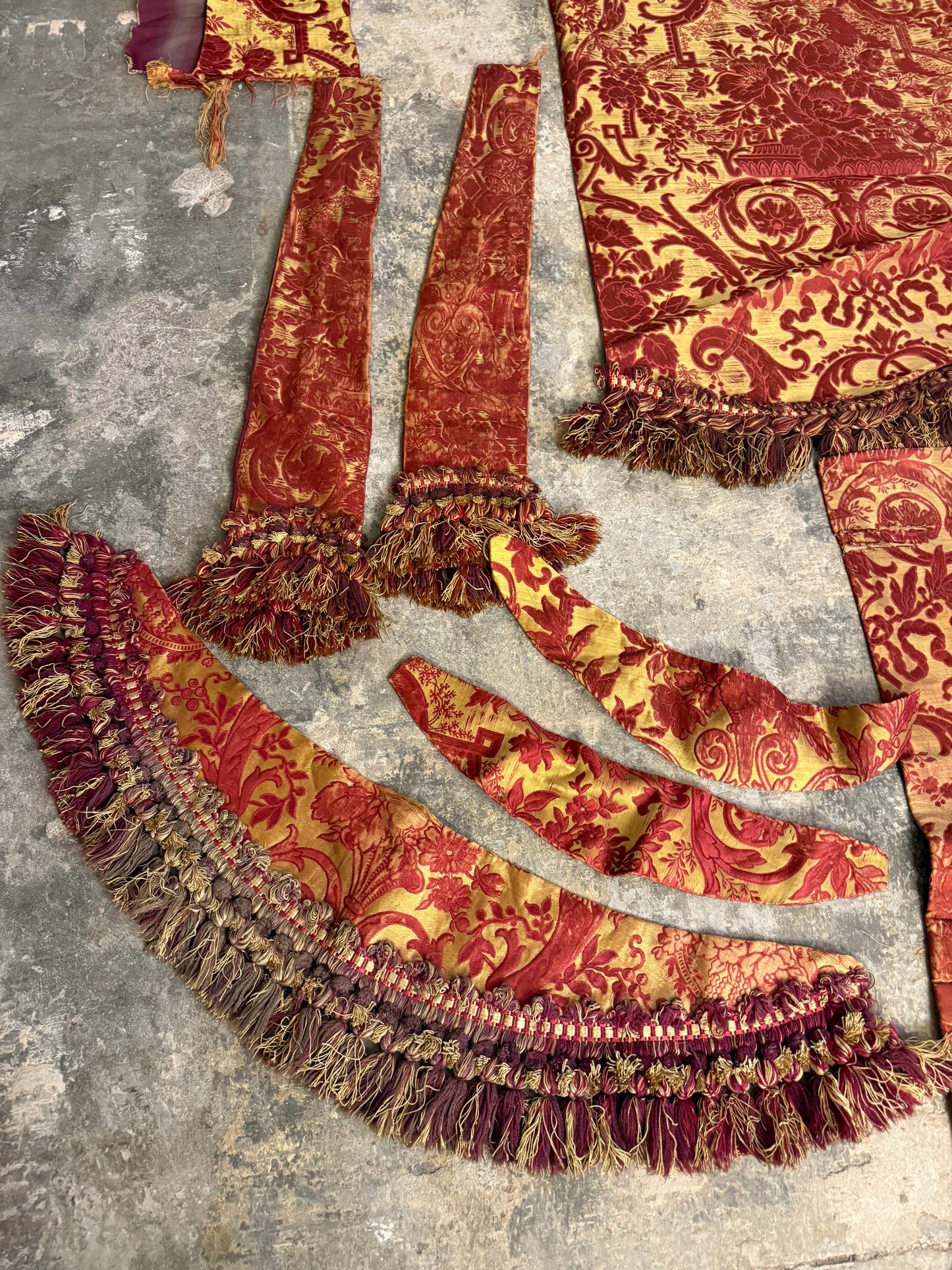 Penicuik House, Scotland ~ Three Valances & Tie Backs etc