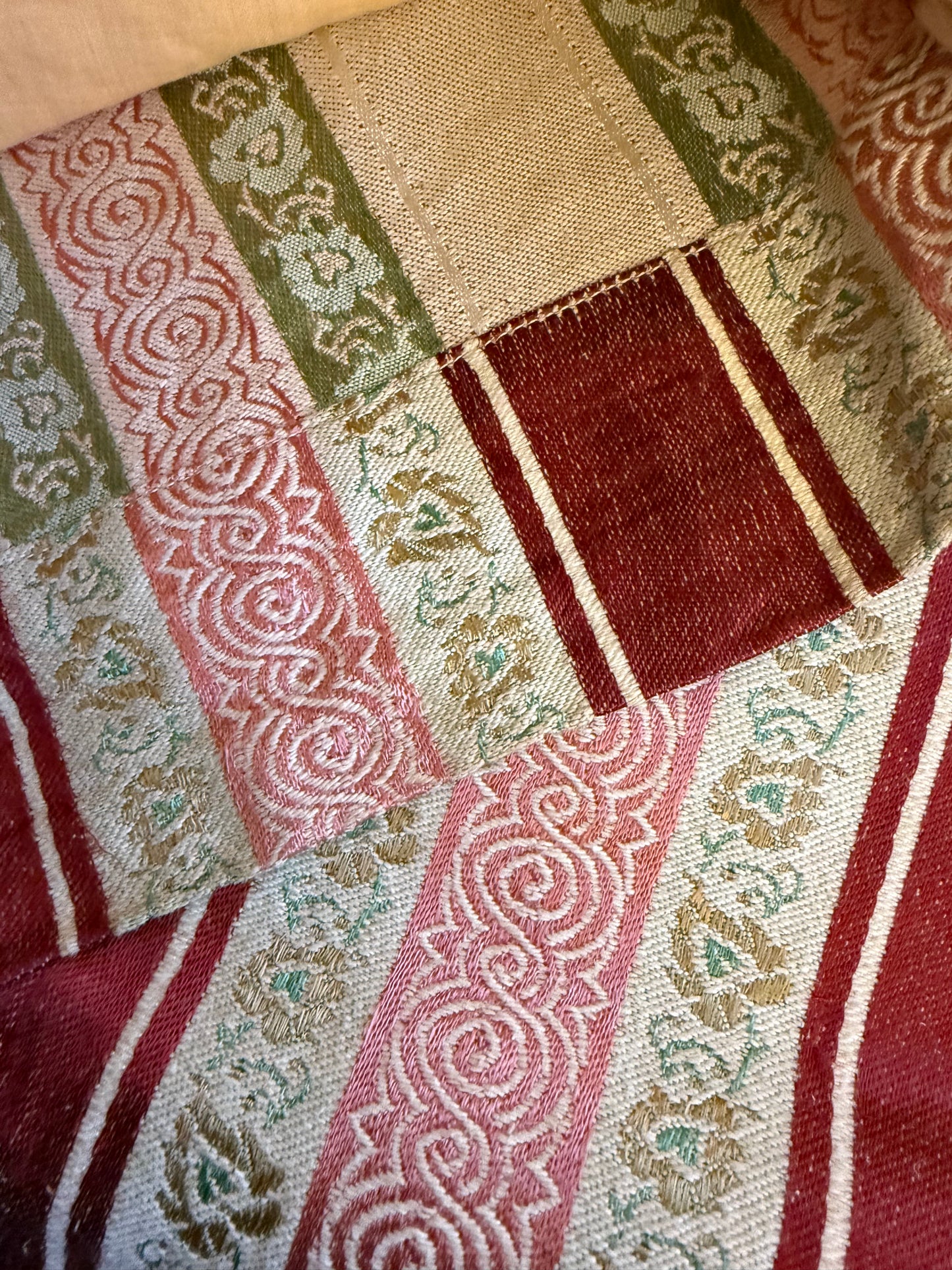 Penicuik House, Scotland ~ Two Pairs of Regency Stripe Curtains