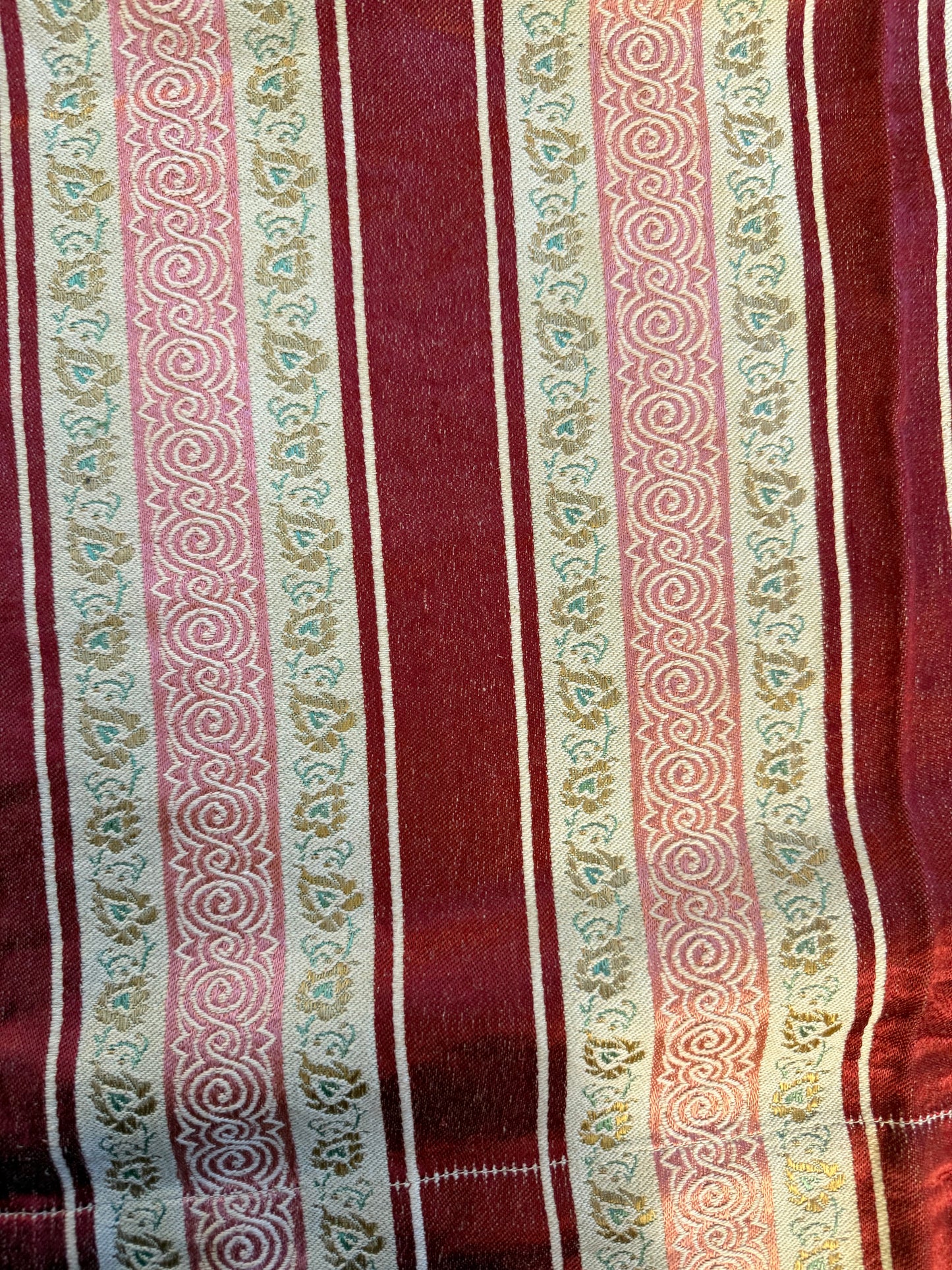 Penicuik House, Scotland ~ Two Pairs of Regency Stripe Curtains