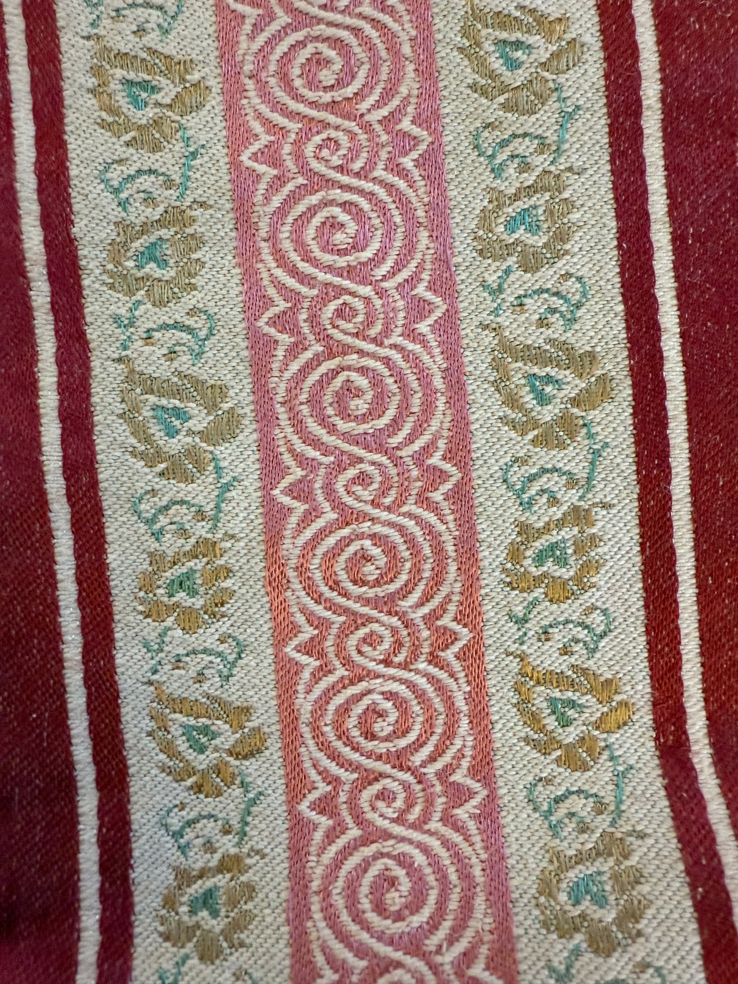 Penicuik House, Scotland ~ Two Pairs of Regency Stripe Curtains