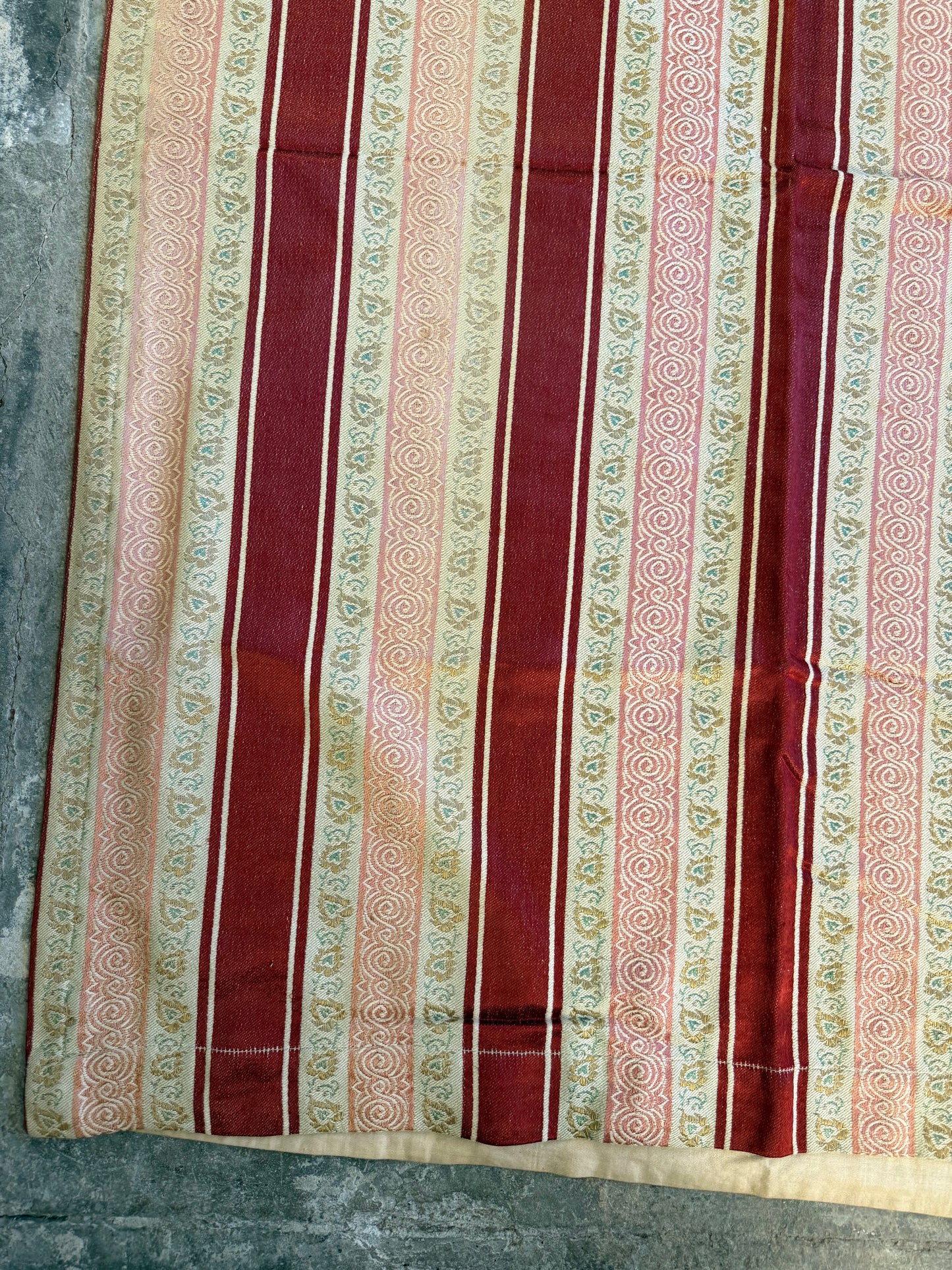 Penicuik House, Scotland ~ Two Pairs of Regency Stripe Curtains