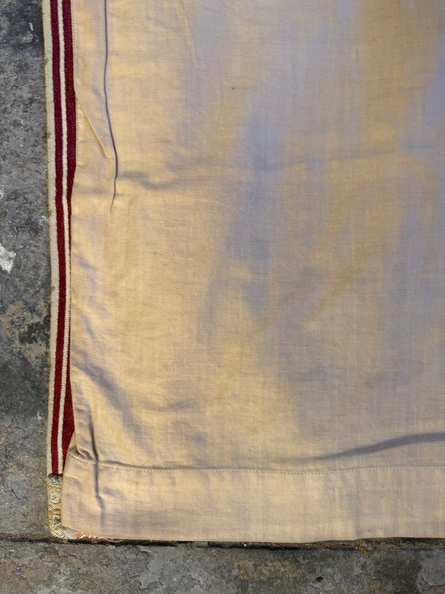 Penicuik House, Scotland ~ Two Pairs of Regency Stripe Curtains