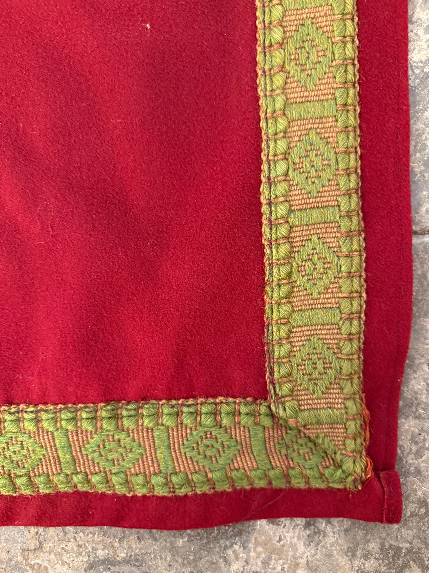 Penicuik House, Scotland ~ Pair Large Wool Curtains & Valance