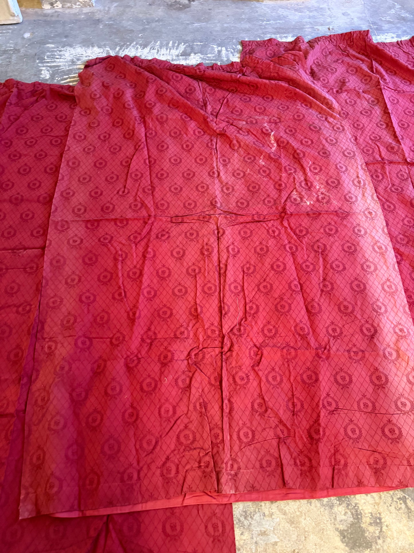 Penicuik House, Scotland ~ Two Pairs of Curtains