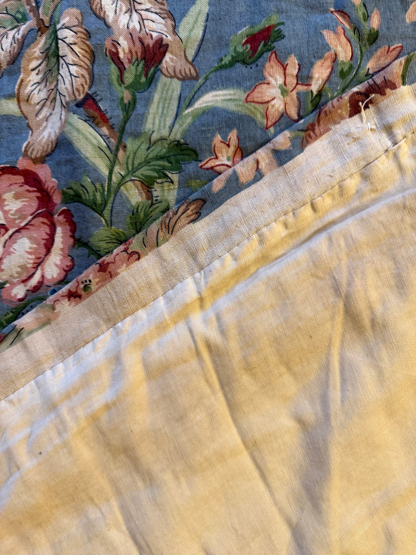 Penicuik House, Scotland ~ Single Quilted Floral Curtain