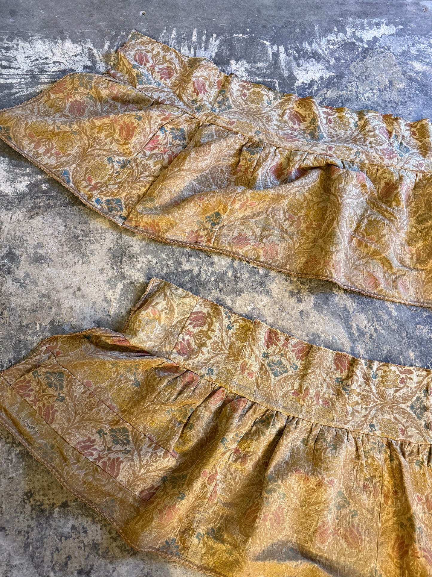 Penicuik House, Scotland ~ Pair of Arts & Crafts Valances