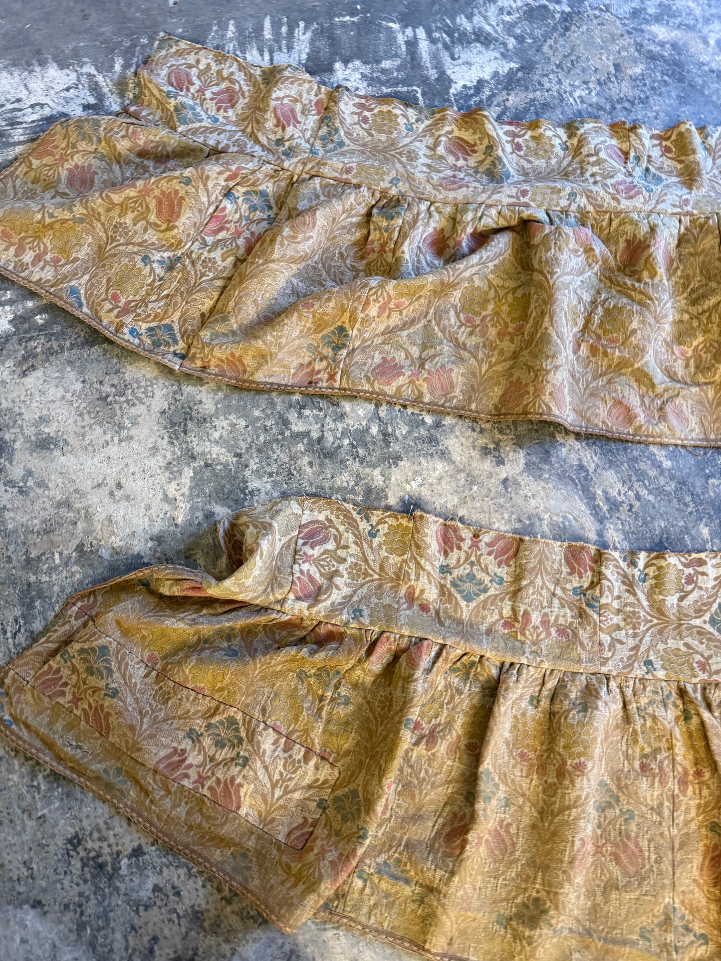 Penicuik House, Scotland ~ Pair of Arts & Crafts Valances