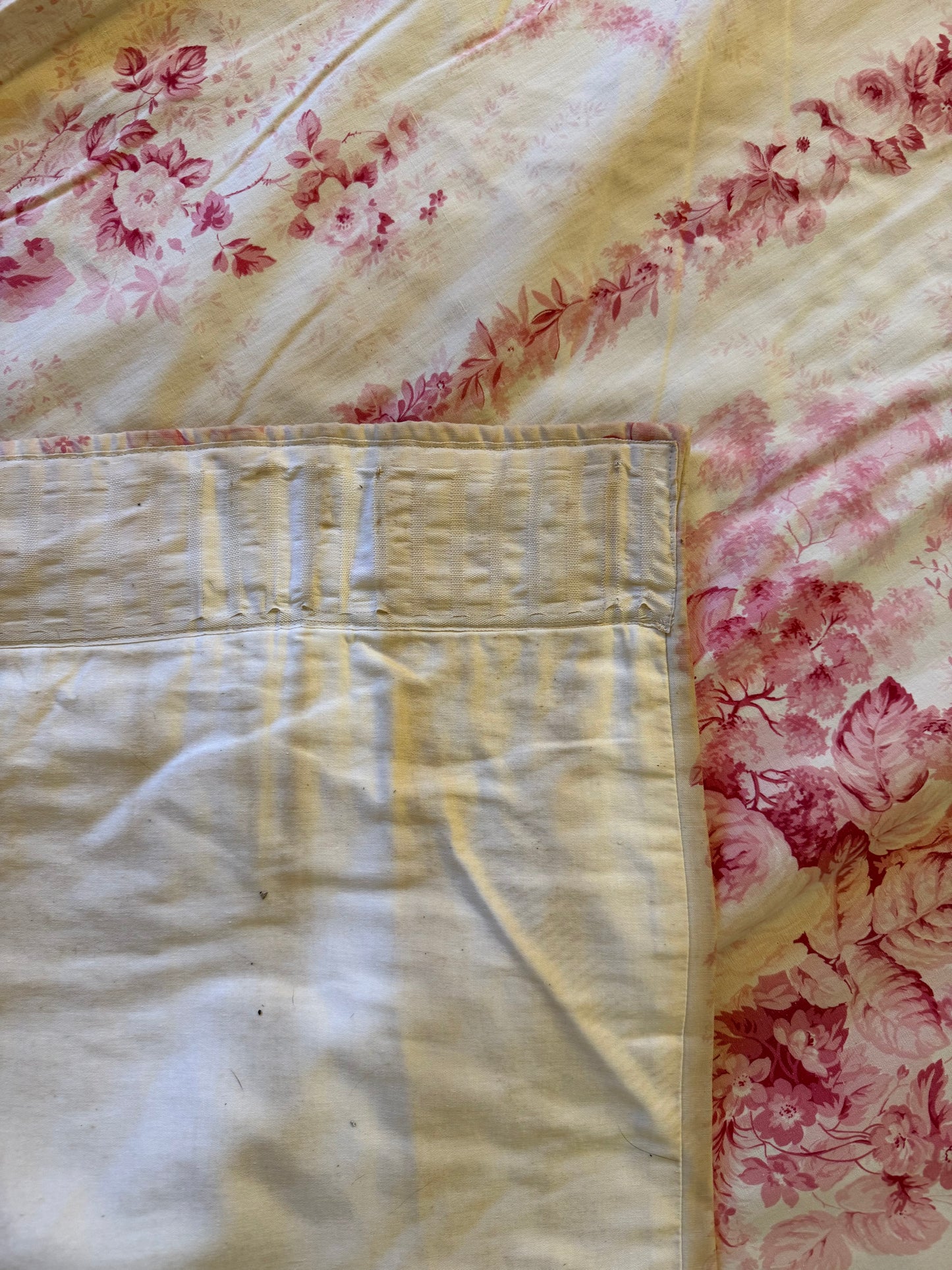 Two Pairs of Pink Toile de Jouy Curtains - Whytock & Reid Miss Lavinia's Room