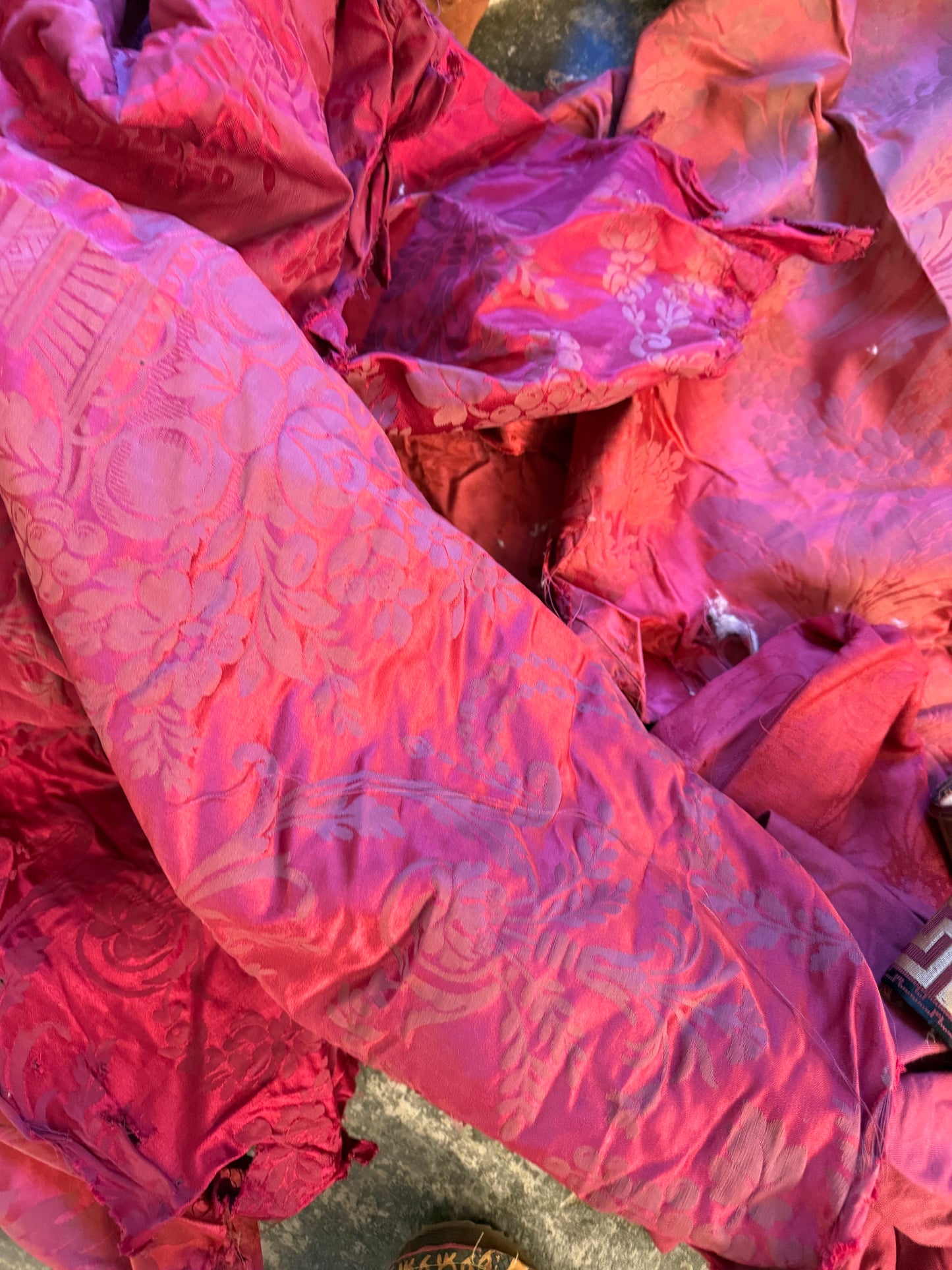 Penicuik House, Scotland ~ Scrap Fabrics, Trims etc