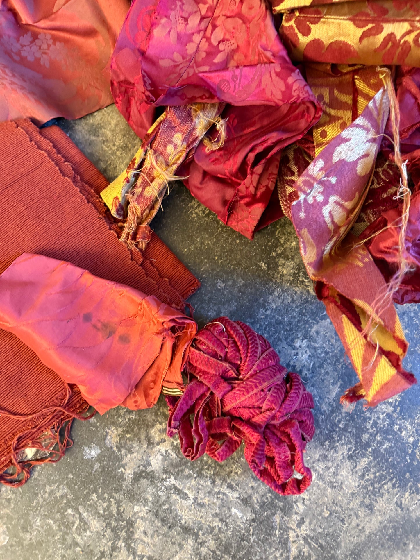 Penicuik House, Scotland ~ Scrap Fabrics, Trims etc