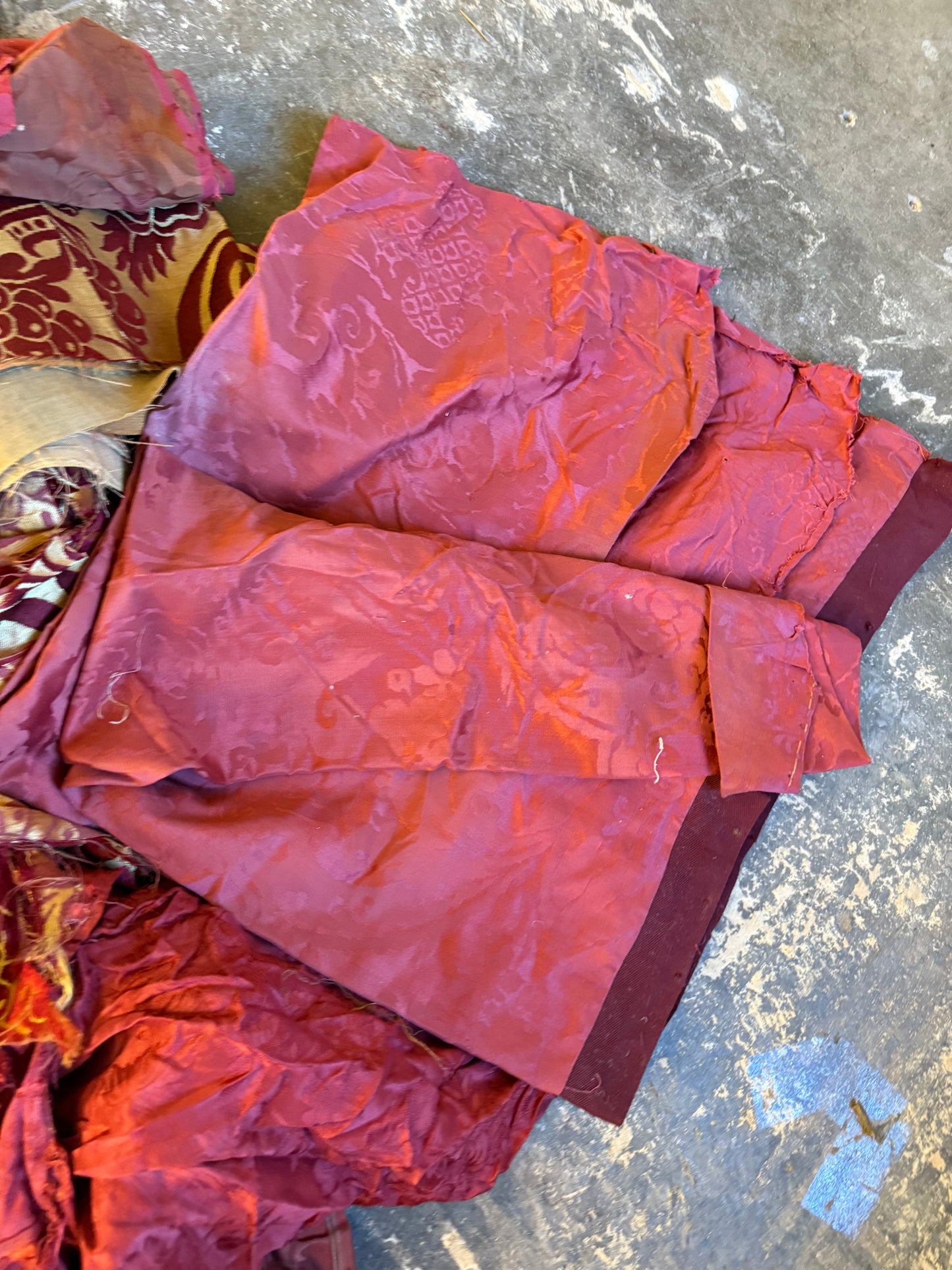 Penicuik House, Scotland ~ Scrap Fabrics, Trims etc